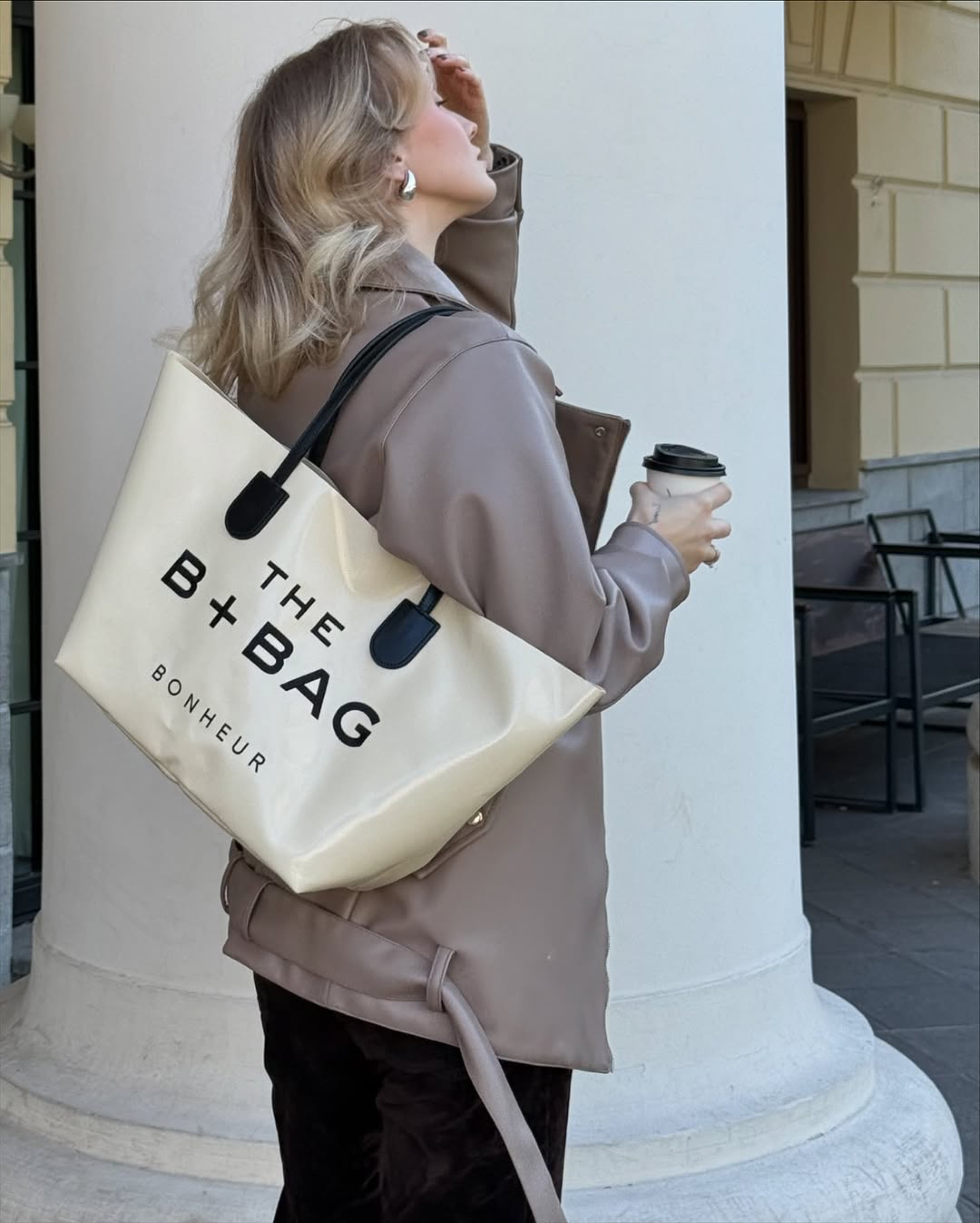 PolyPop Vanılla Cream Tote Bag