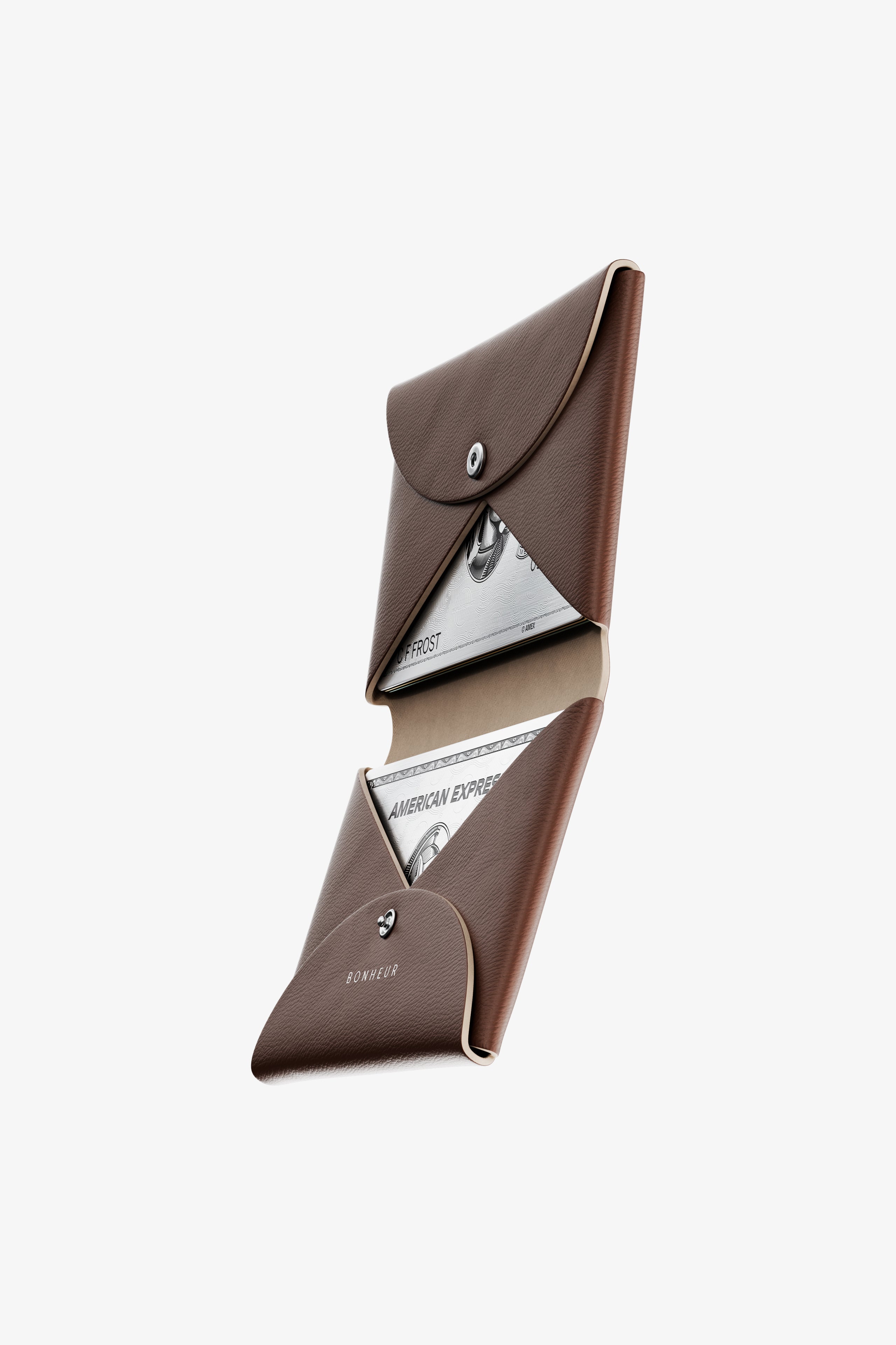 Coffee Brown Card Holder