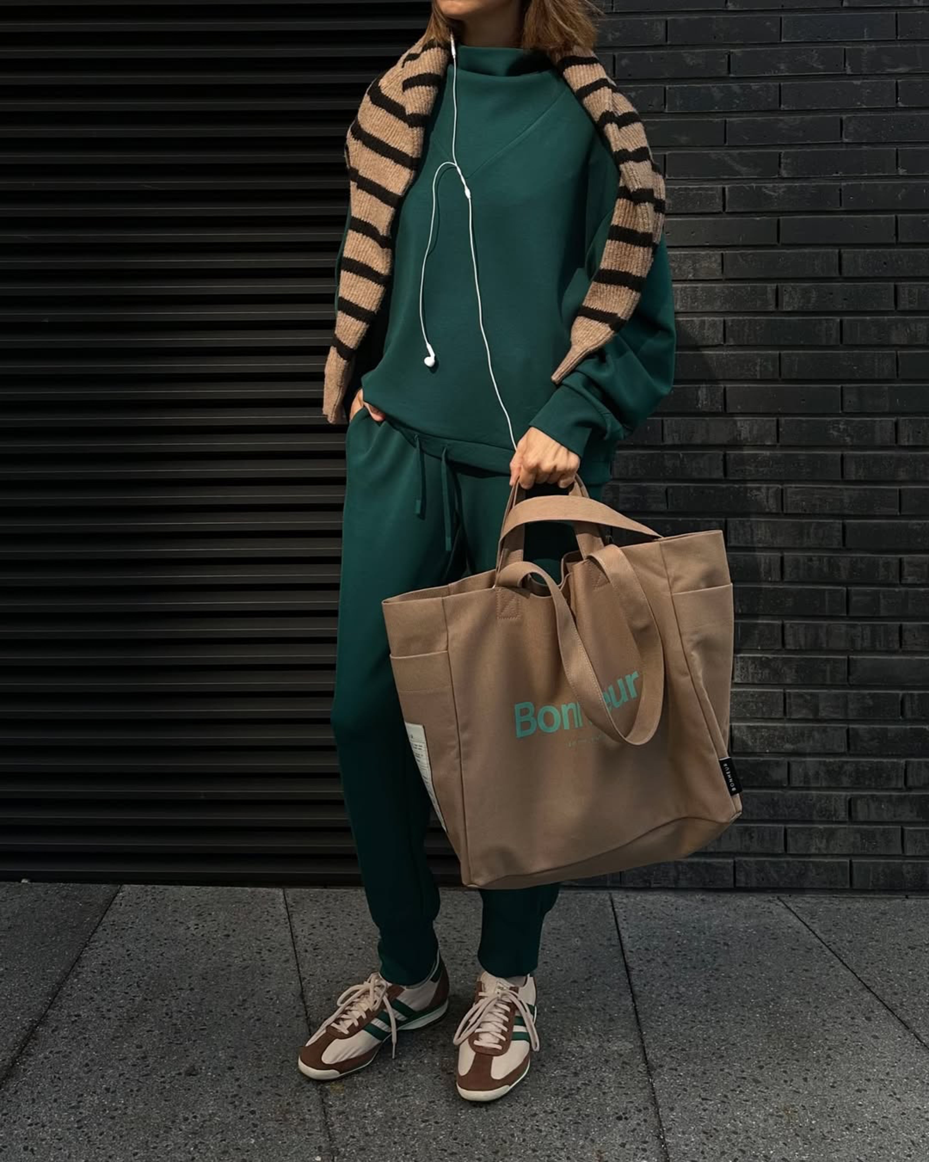 N°4 Canvas Cotton Bag- Espresso Cream