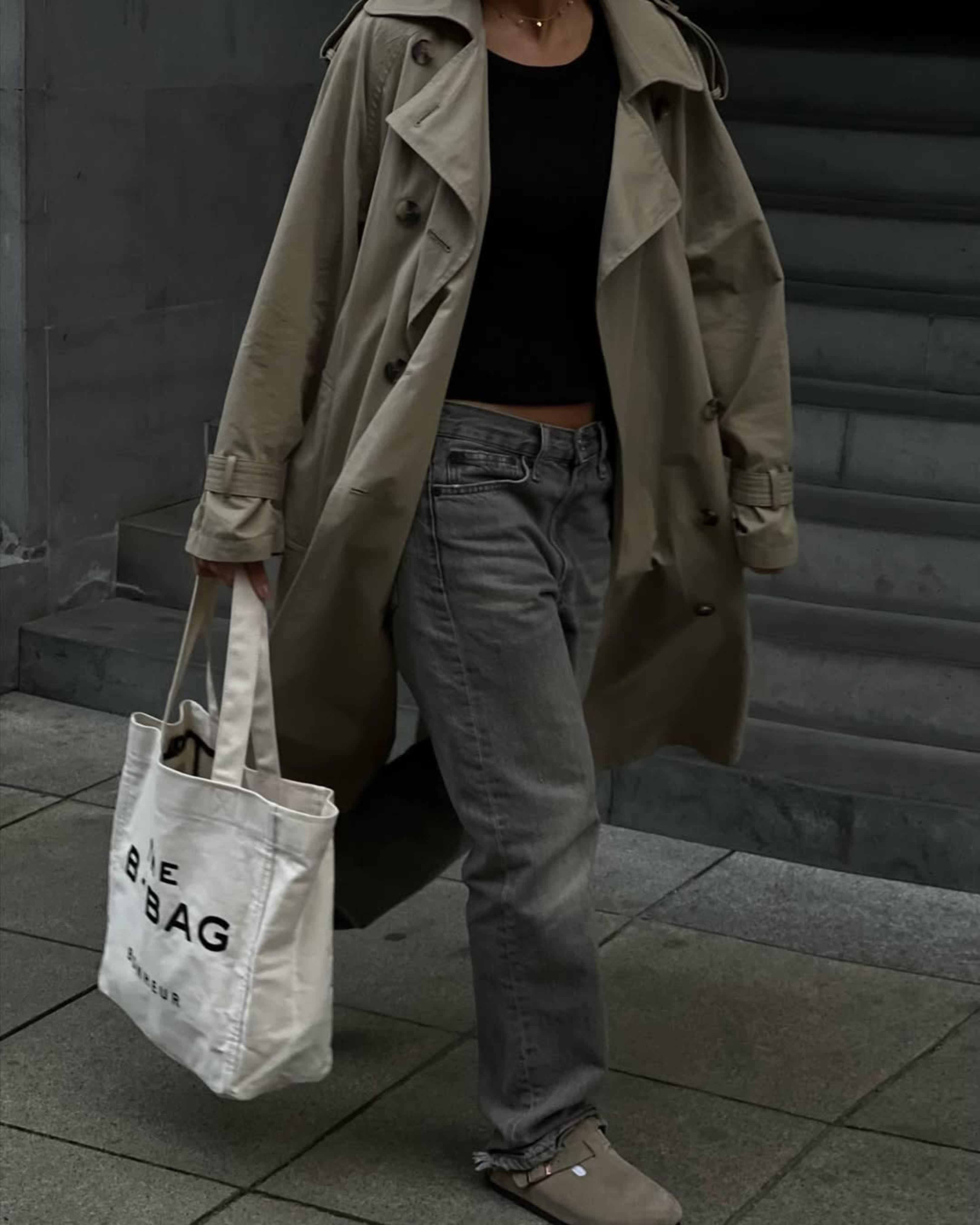 Canvas Coconut Milk Medium Tote Bag