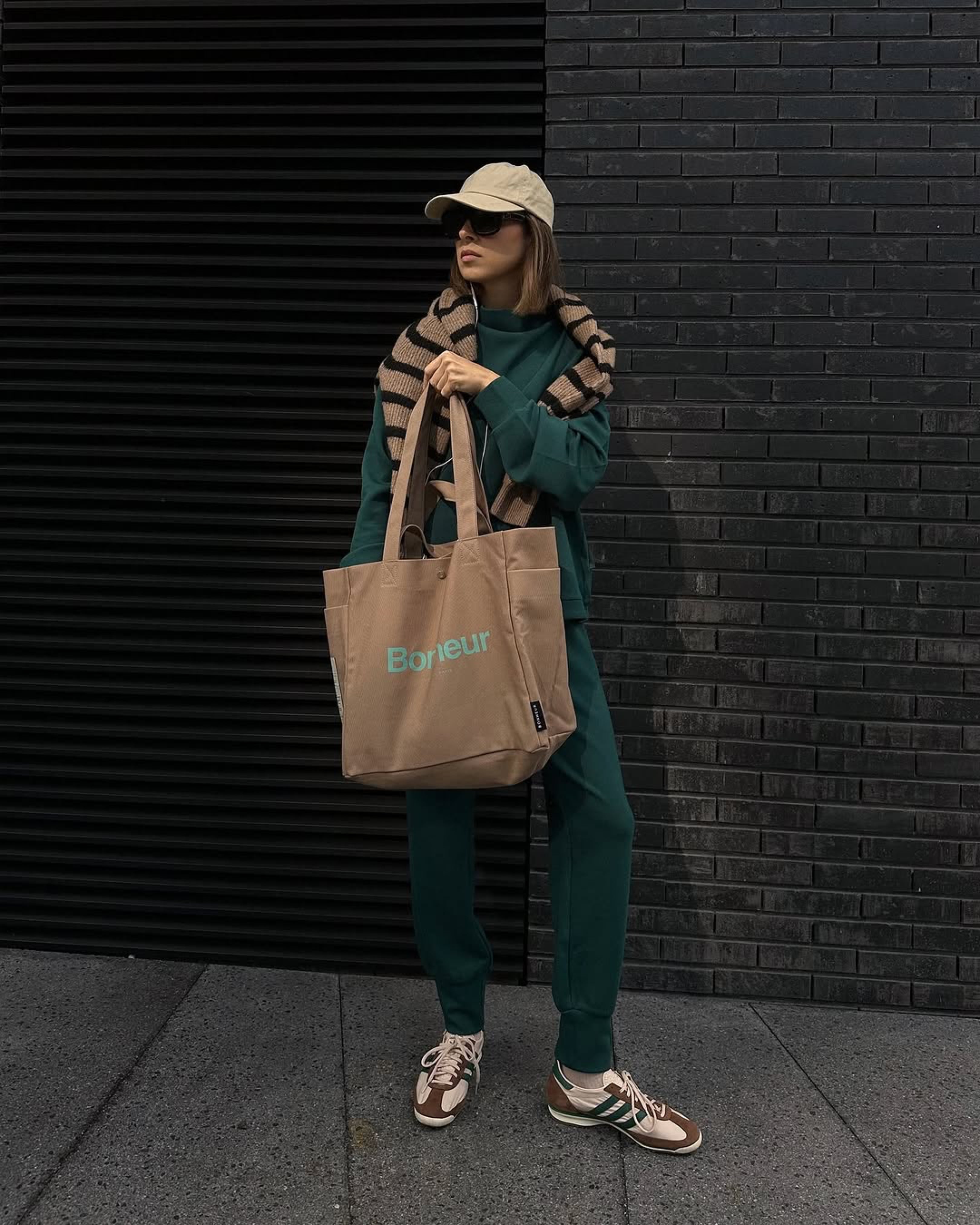 N°4 Canvas Cotton Bag- Espresso Cream