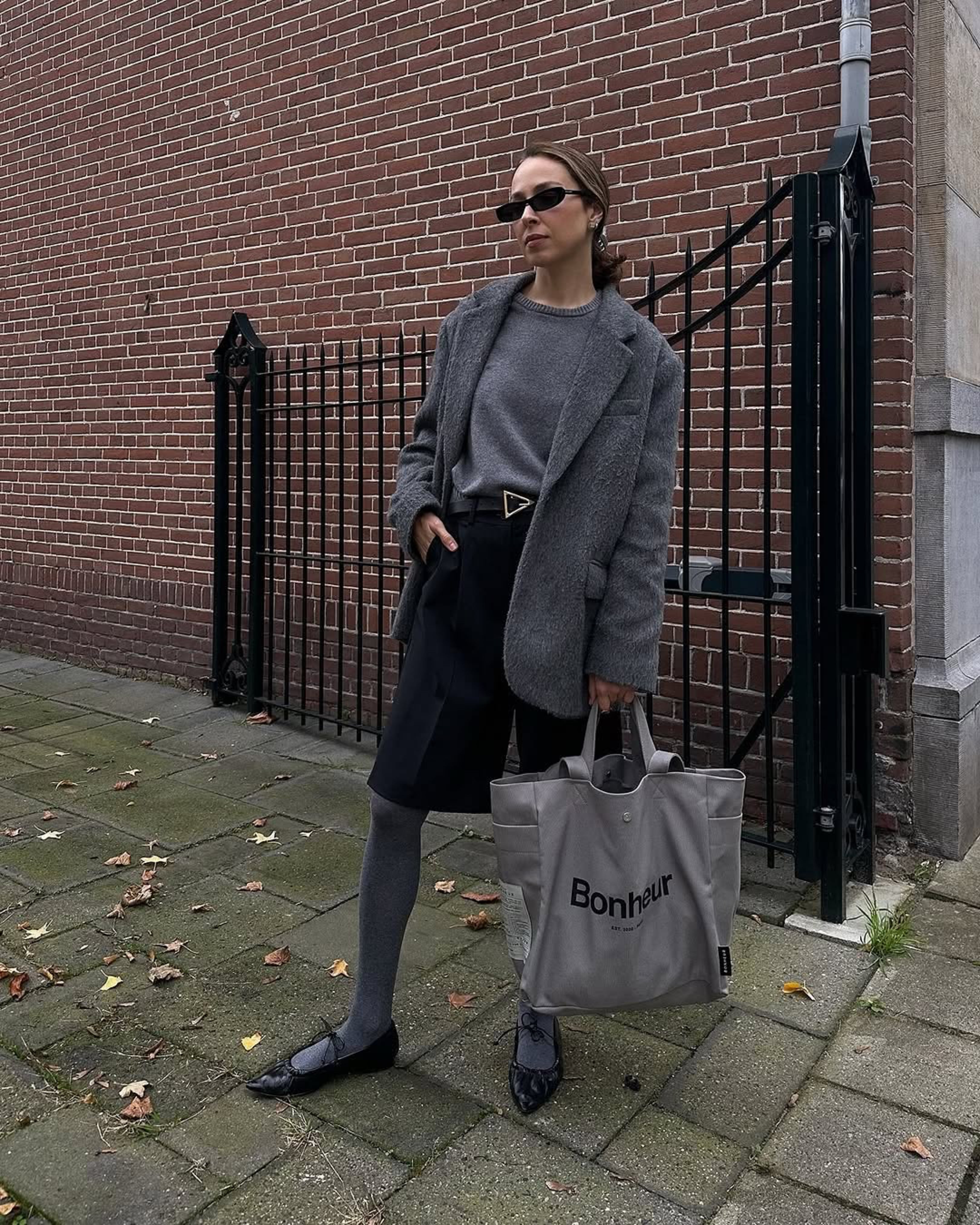 N°4 Canvas Cotton Bag- Suede Gray