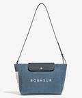 N°6 Canvas Clutch - Dark Denim