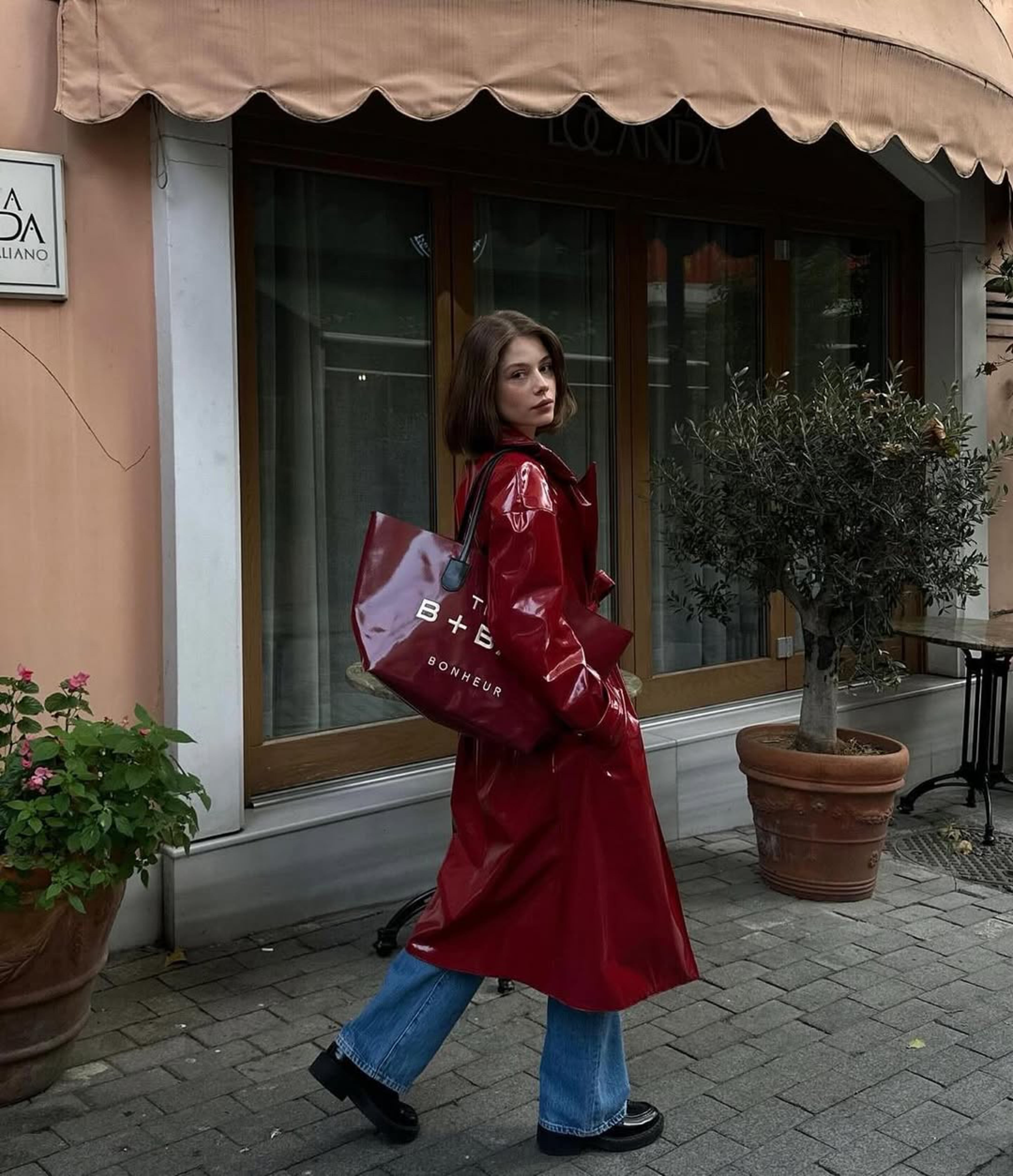 PolyPop Cherry Wıne Tote Bag