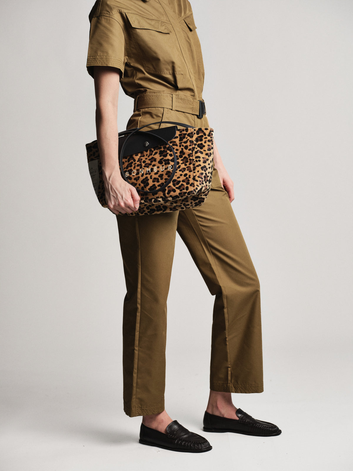 Kanvas Clutch+Bag- Leopard