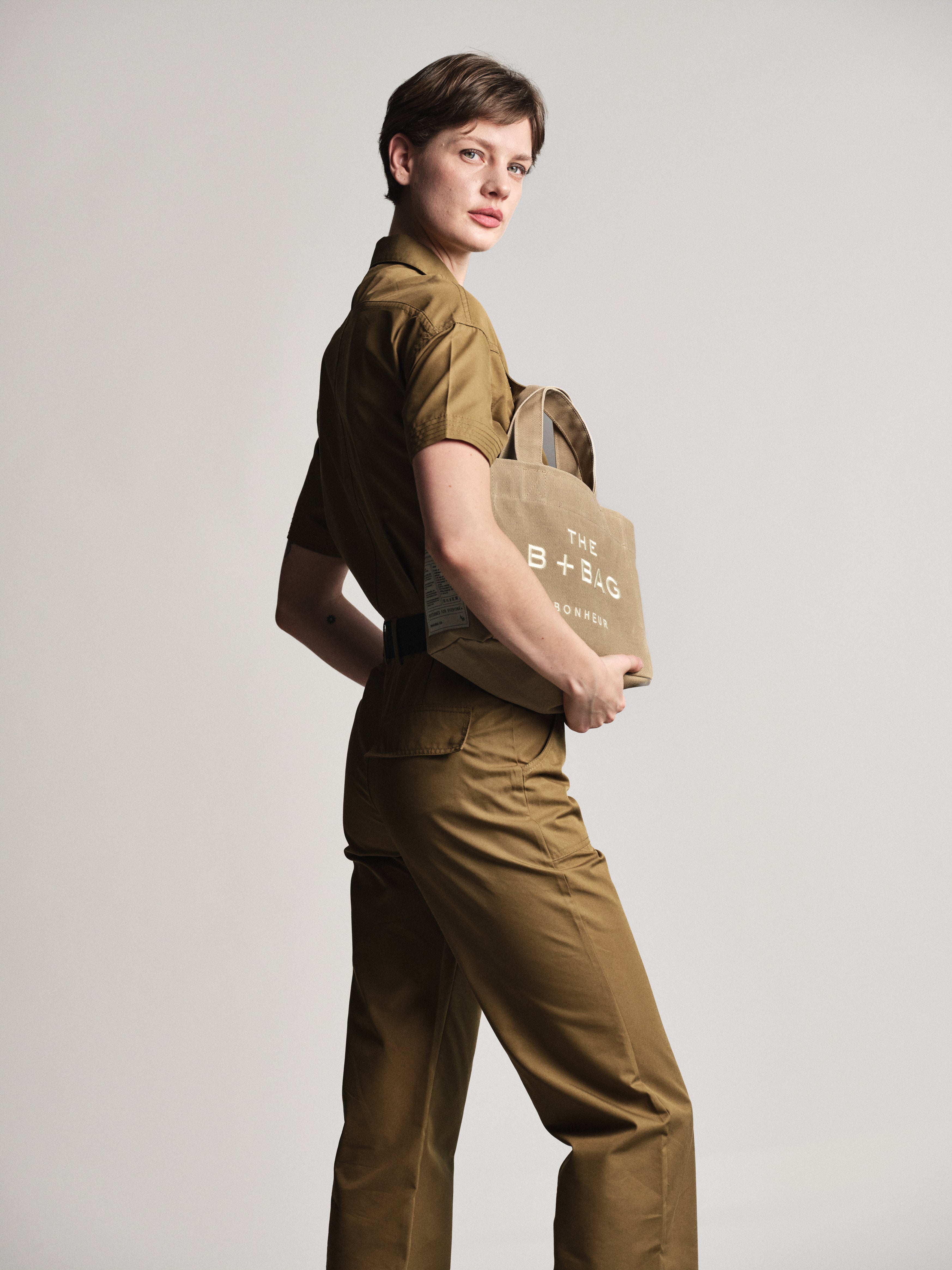 Canvas Honey Mustard Small Tote Bag