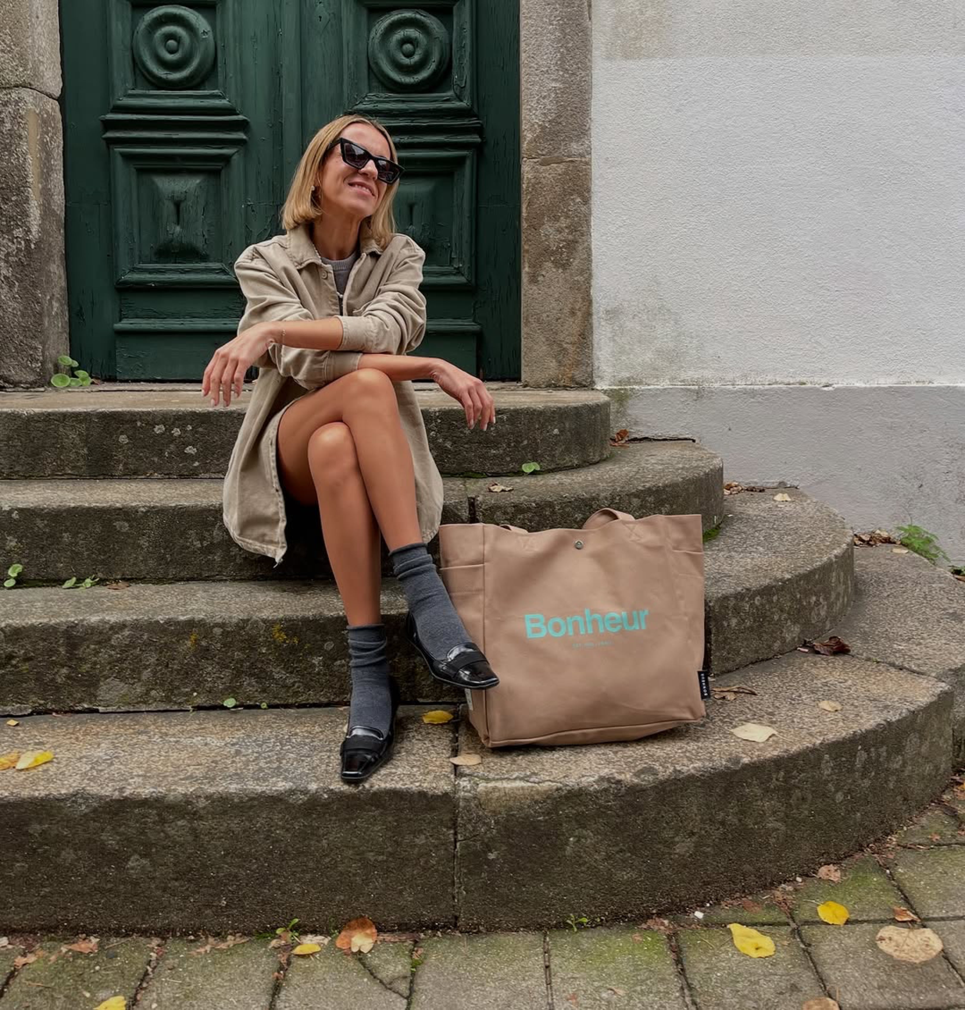 N°4 Canvas Cotton Bag- Espresso Cream
