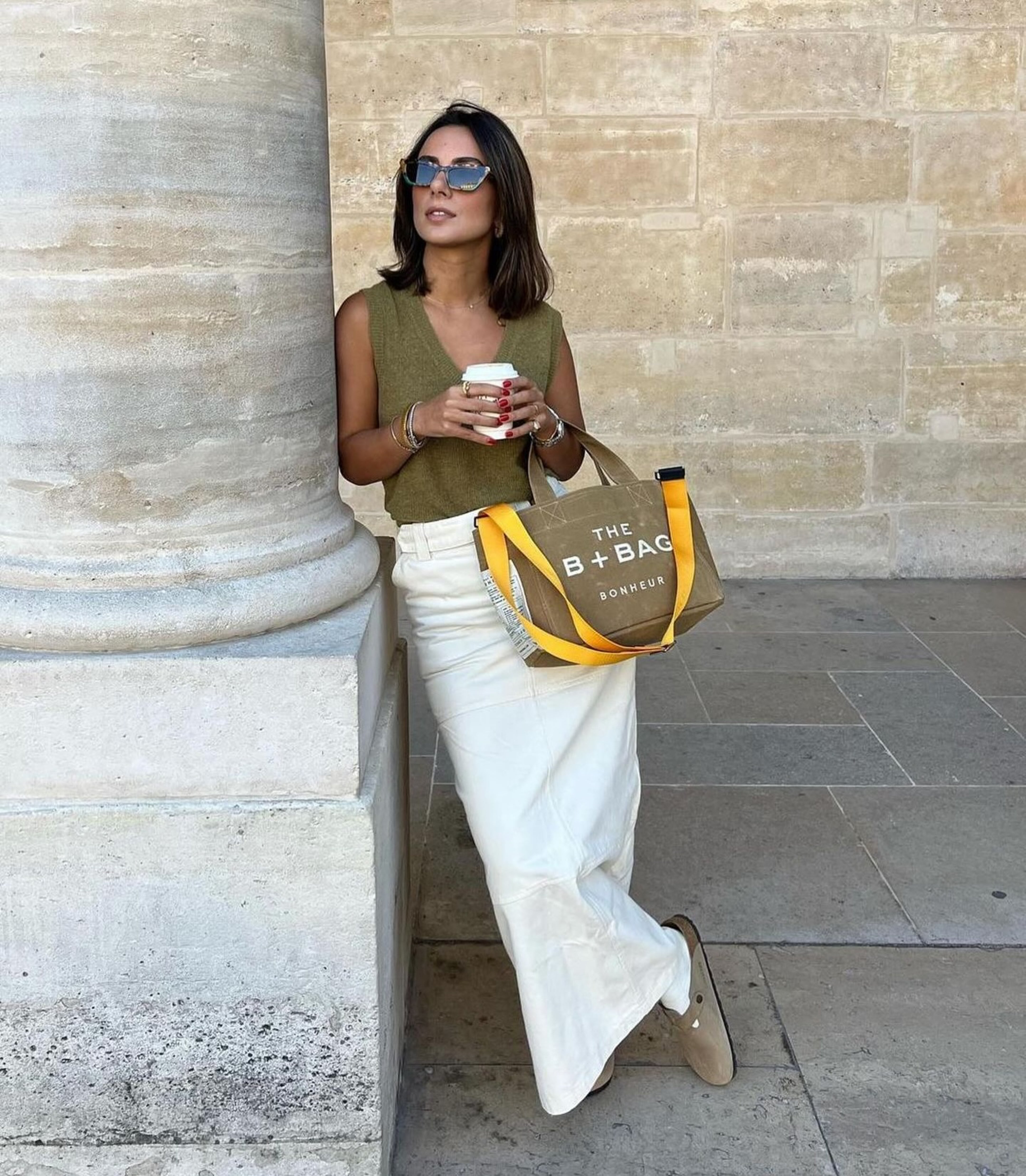 Canvas Honey Mustard Small Tote Bag