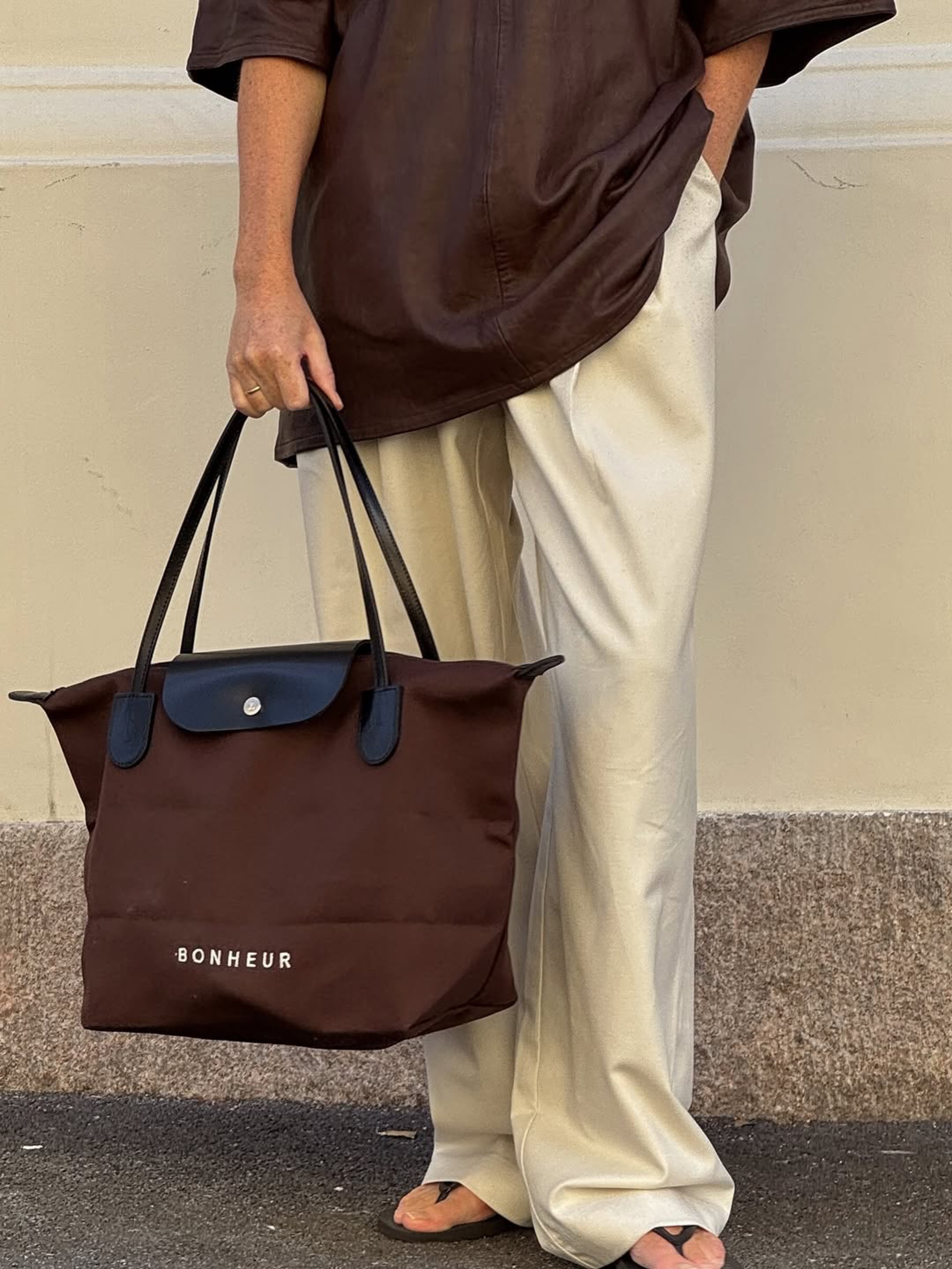 N°7 Kanvas Çanta- Chocolate Brownıe