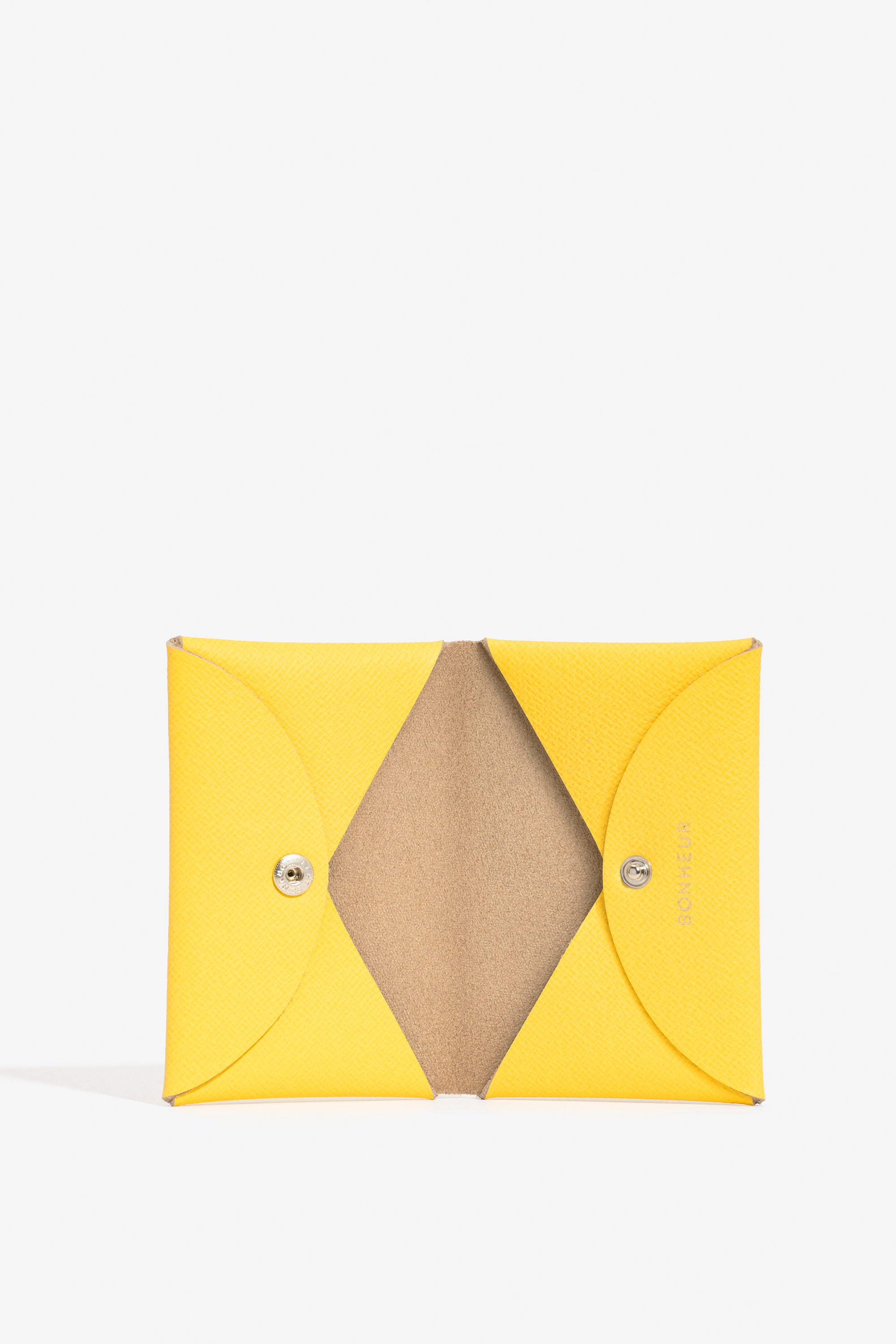 Pastel Yellow Card Holder