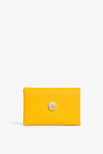 Mustard Yellow Card Holder
