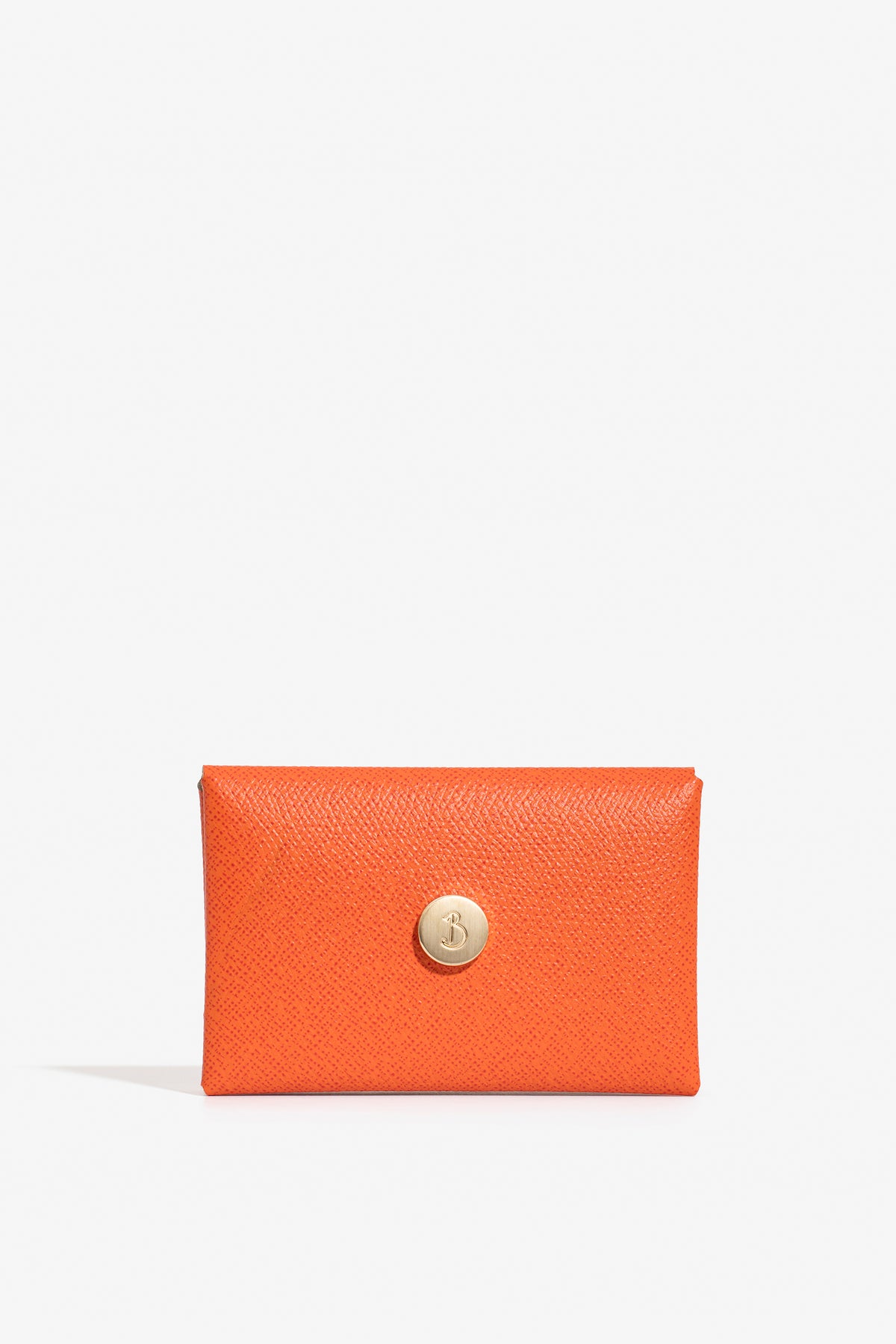 Red Orange Card Holder