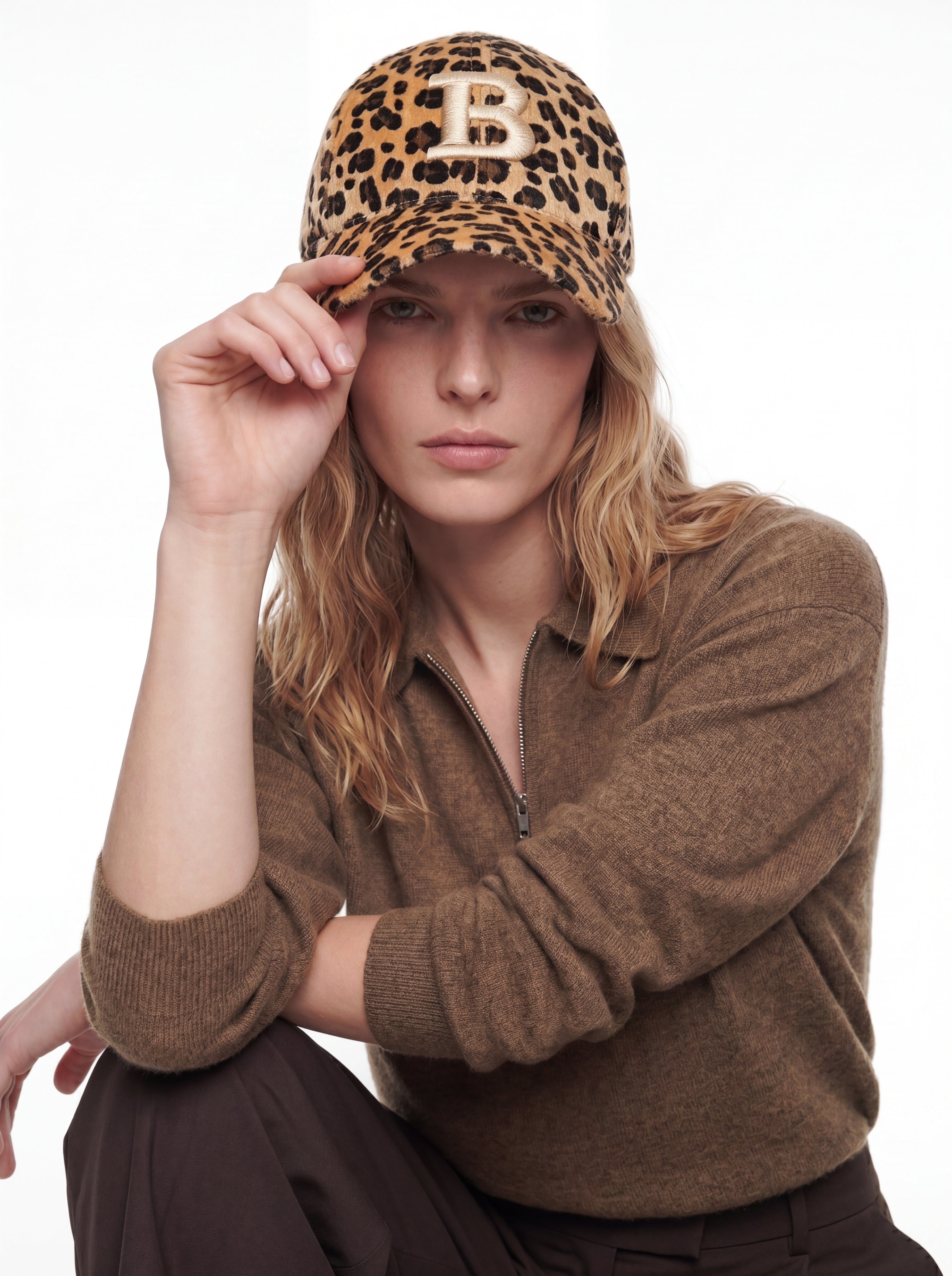 Bonheur Leopard B Baseball Cap