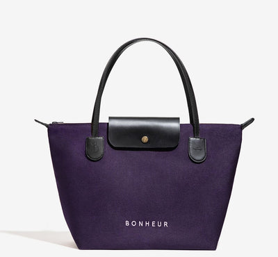 N°7 Kanvas Çanta- Plum Purple