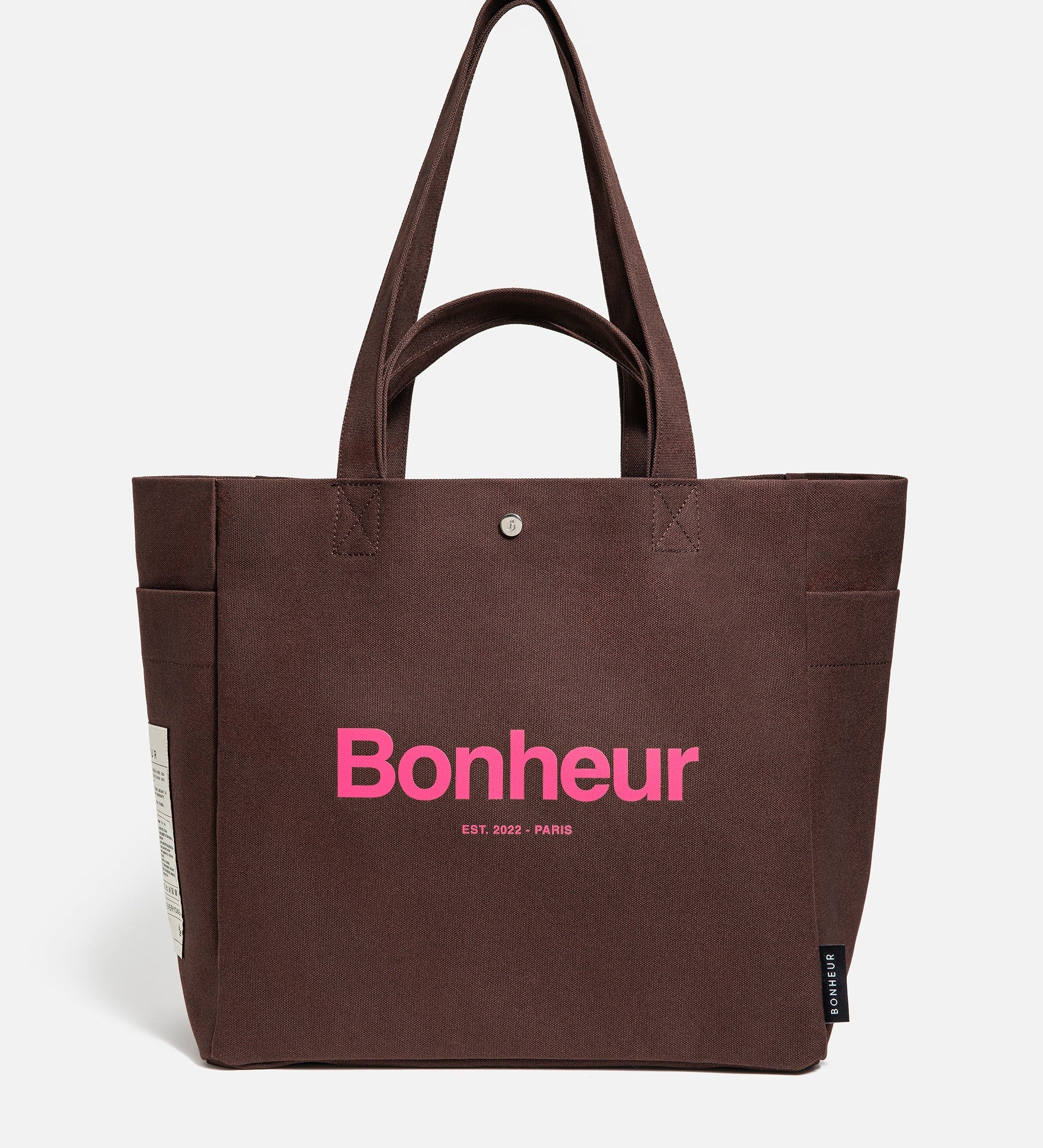 N°4 Canvas Cotton Bag- Cherry Brownıe