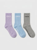Grey, Blue & Lilac 3'lü Çorap Seti — çoraplar 2
