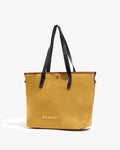N°8 Canvas Honey Mustard kanvas çanta — yandan görünüm