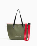 N°8 Canvas Sage Green kanvas çanta — önden görünüm