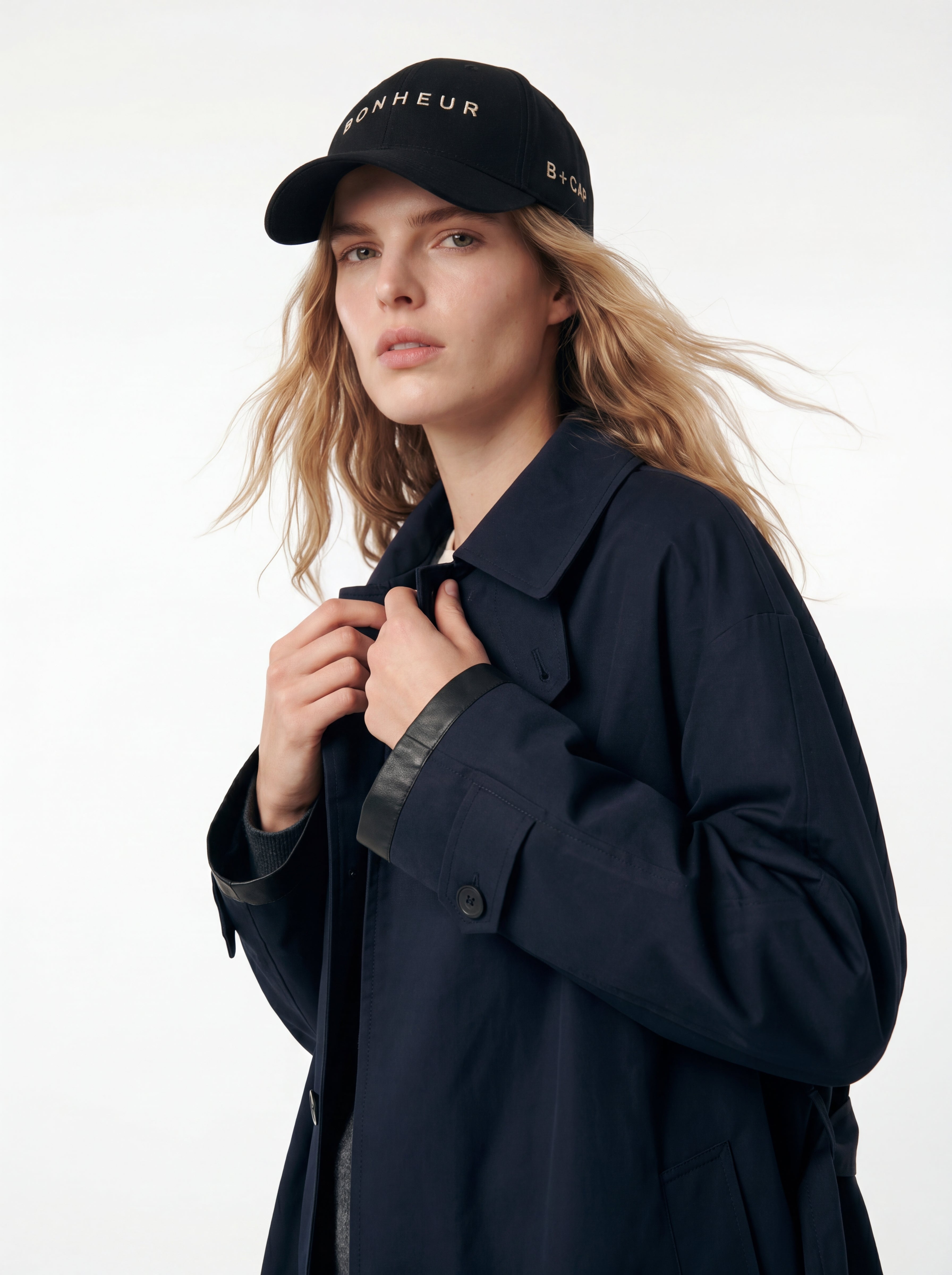 Bonheur Black Baseball Cap