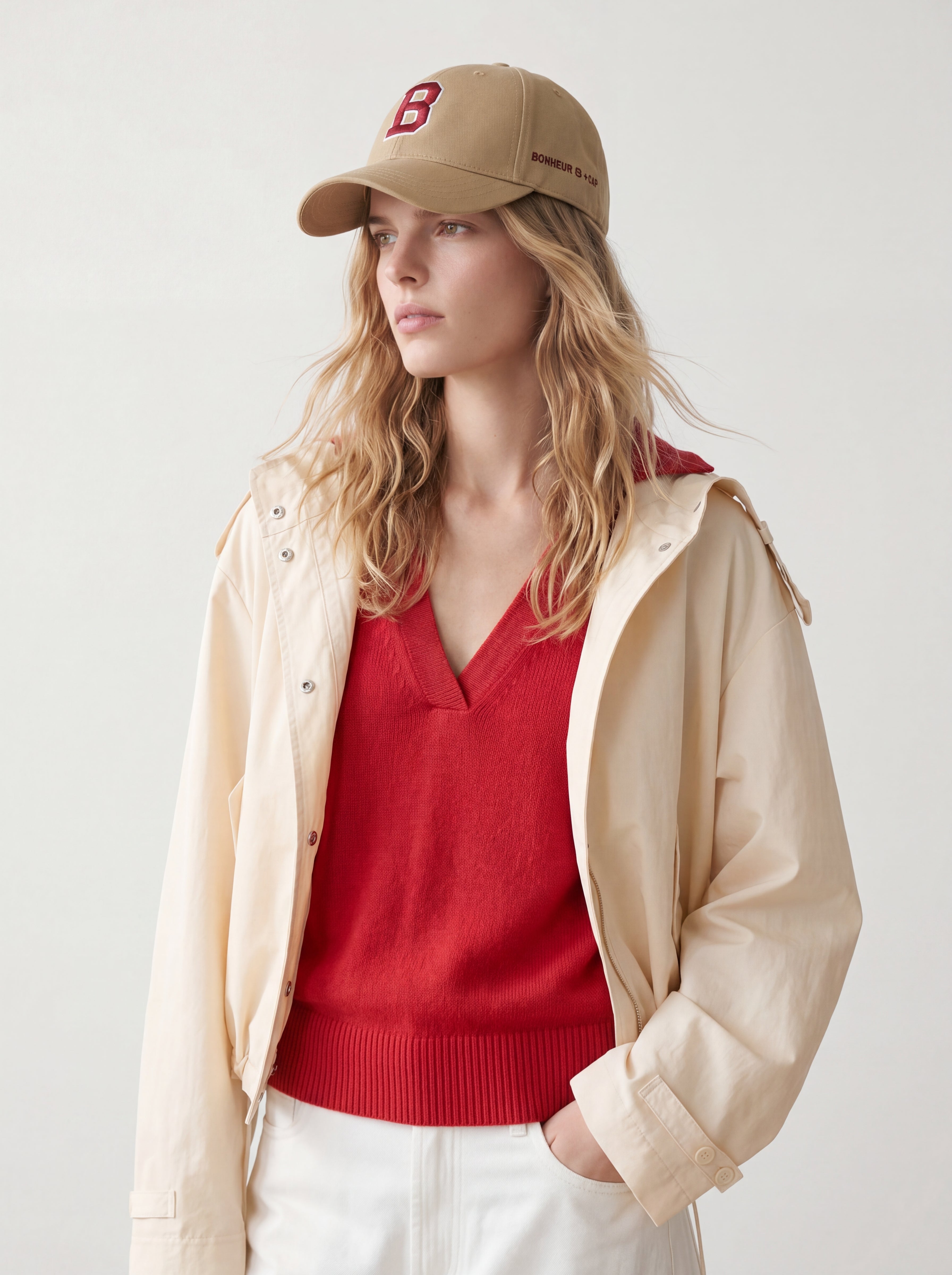 Bonheur Mustard Baseball Cap