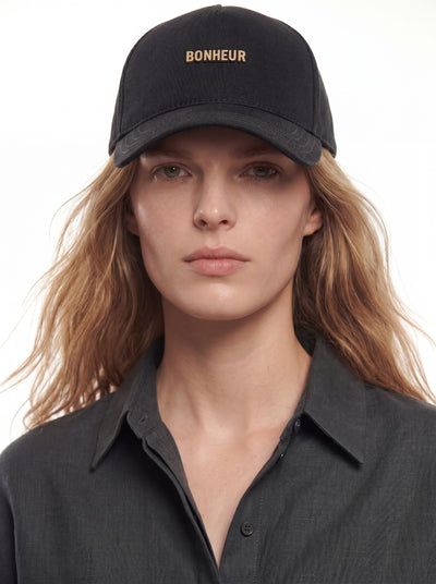 Bonheur Metal Logo Baseball Cap