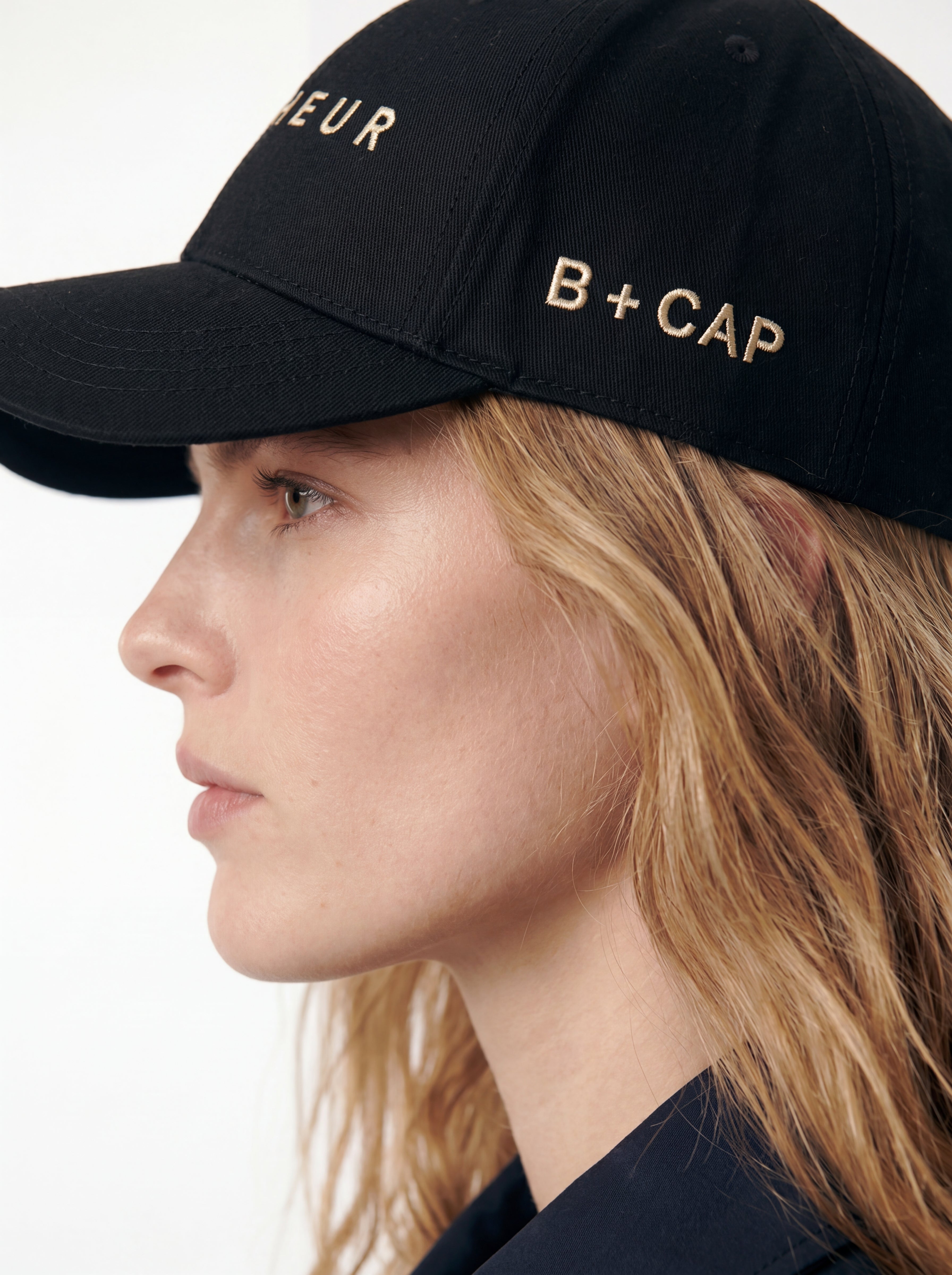 Bonheur Black Baseball Cap