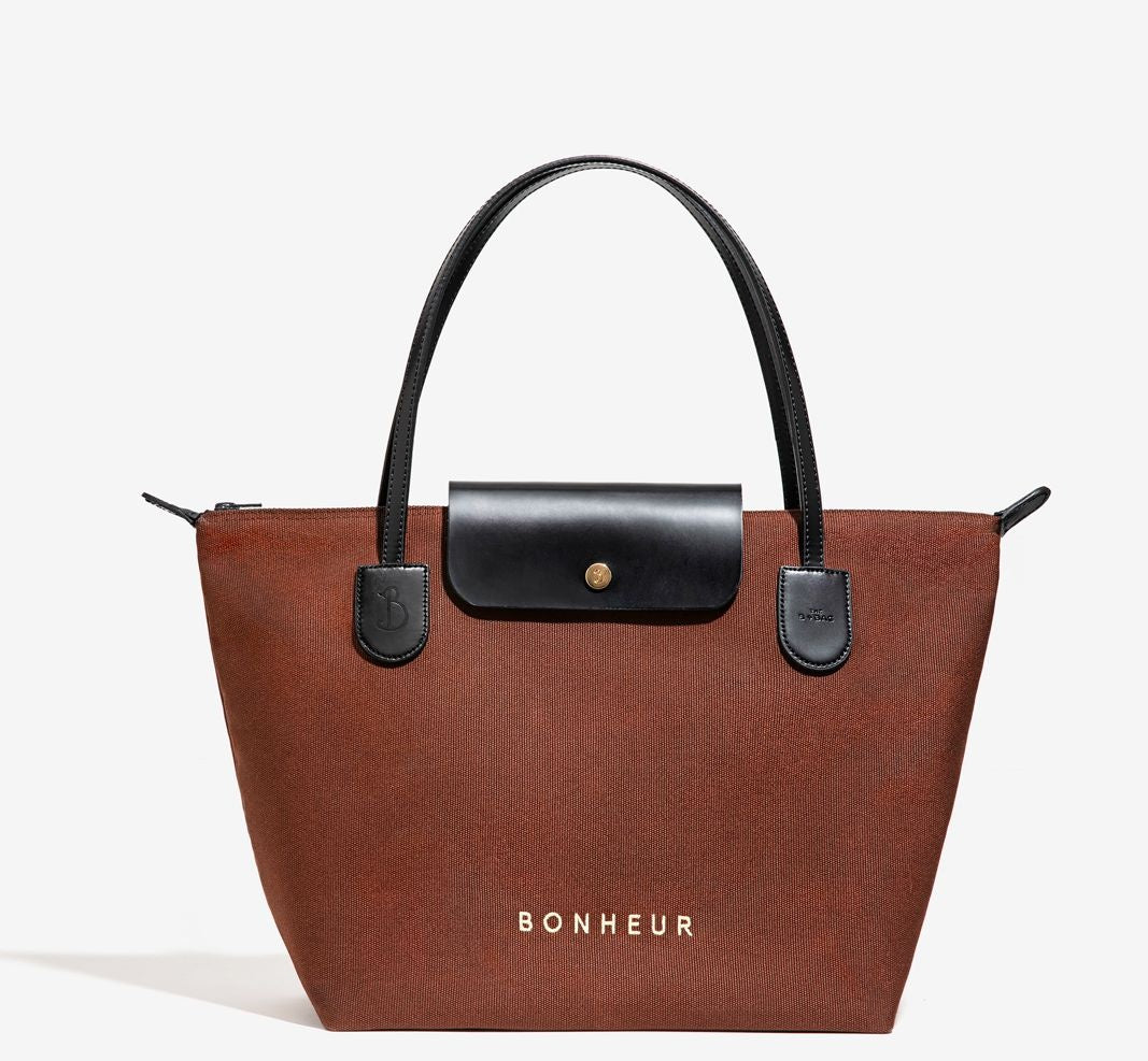 N°7 Canvas Bag- Mocha Cream