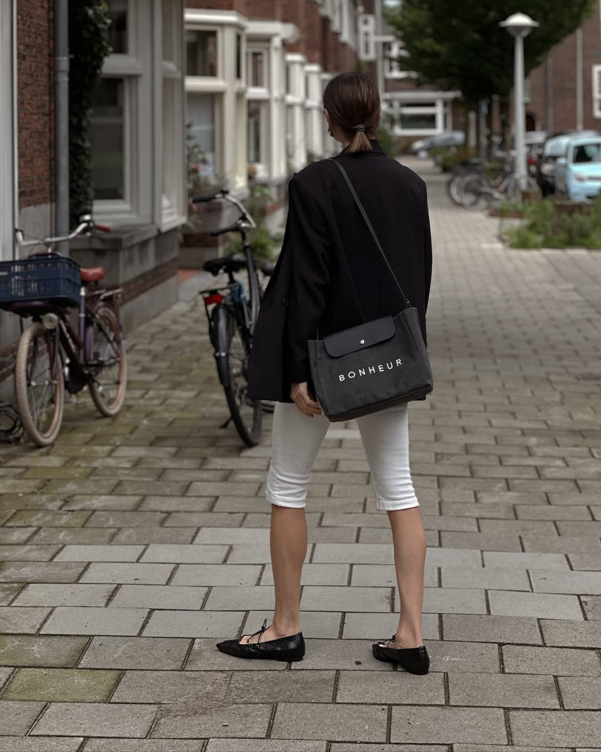 Kanvas Clutch+Bag- Parısıan Nıght