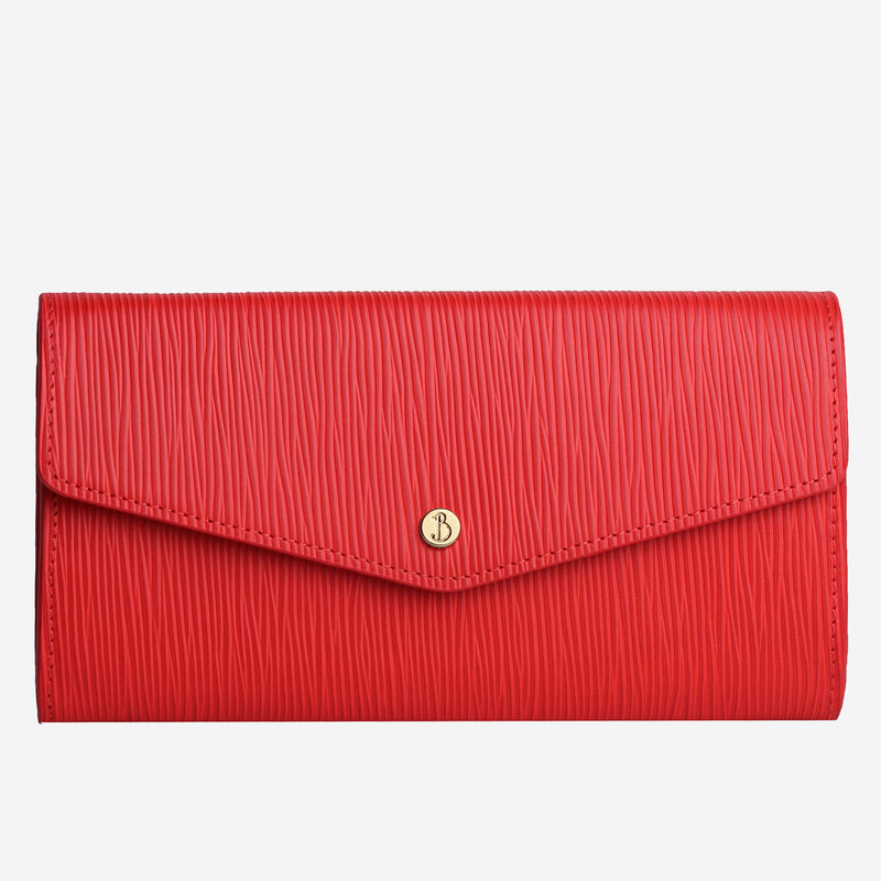 B+WALLET - Salsa Red Large