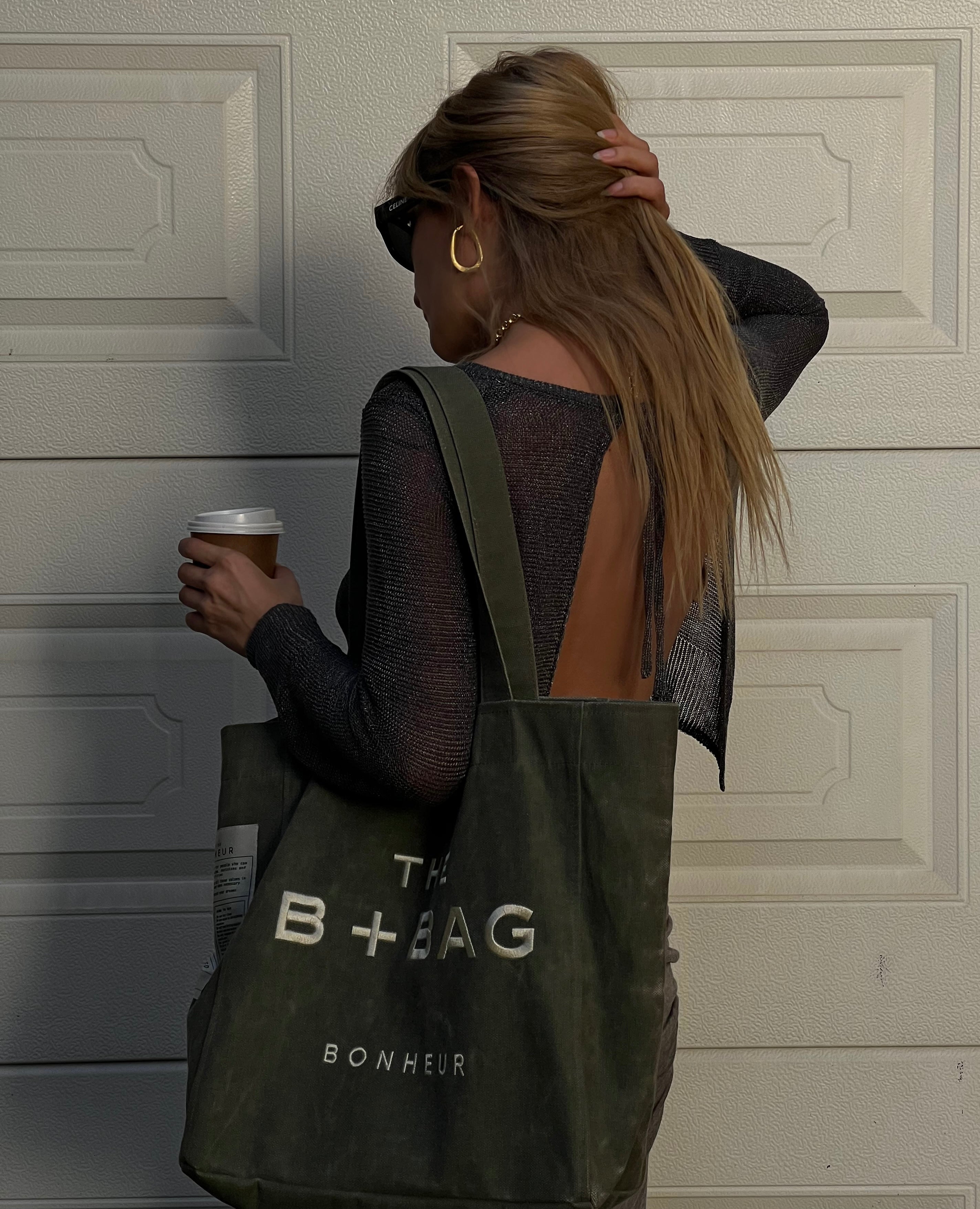 Canvas Green Tea Medium Tote Bag