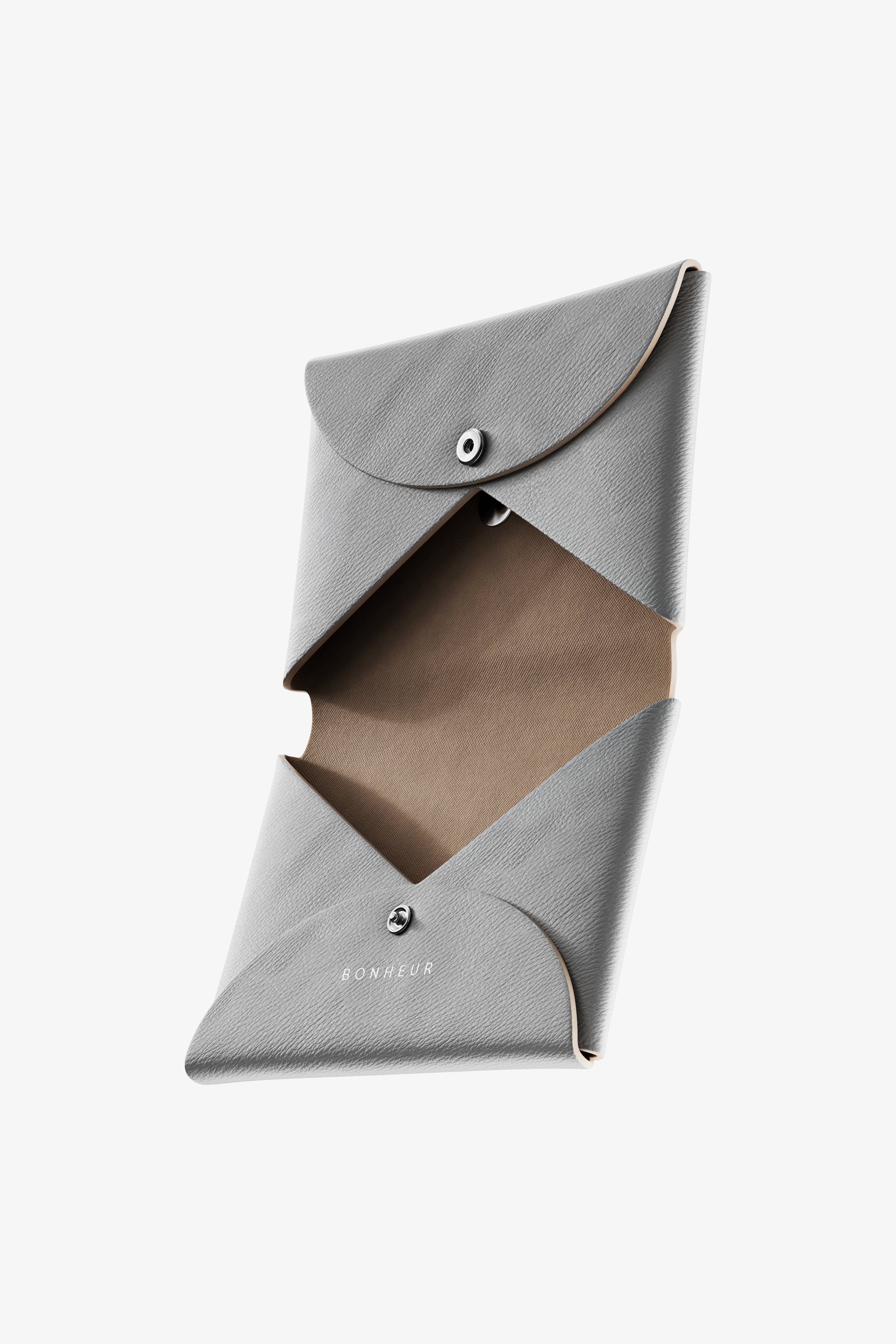 Stone Gray Card Holder
