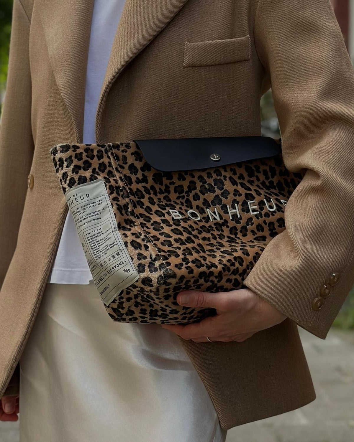 Kanvas Clutch+Bag- Leopard