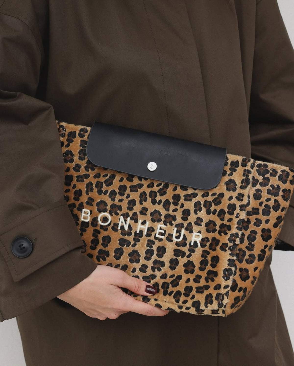 Kanvas Clutch+Bag- Leopard