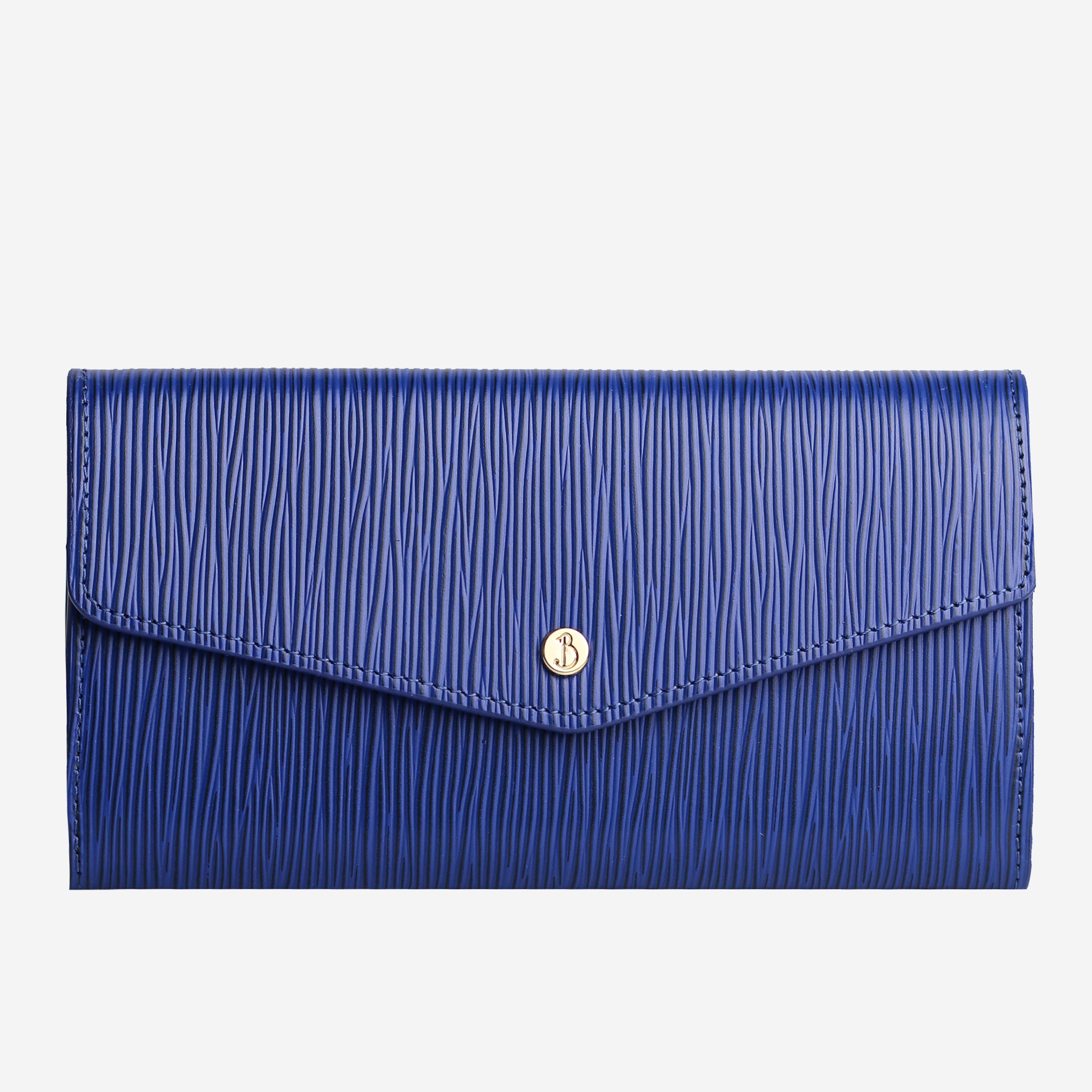 B+WALLET- True Blue Büyük Boy Cüzdan