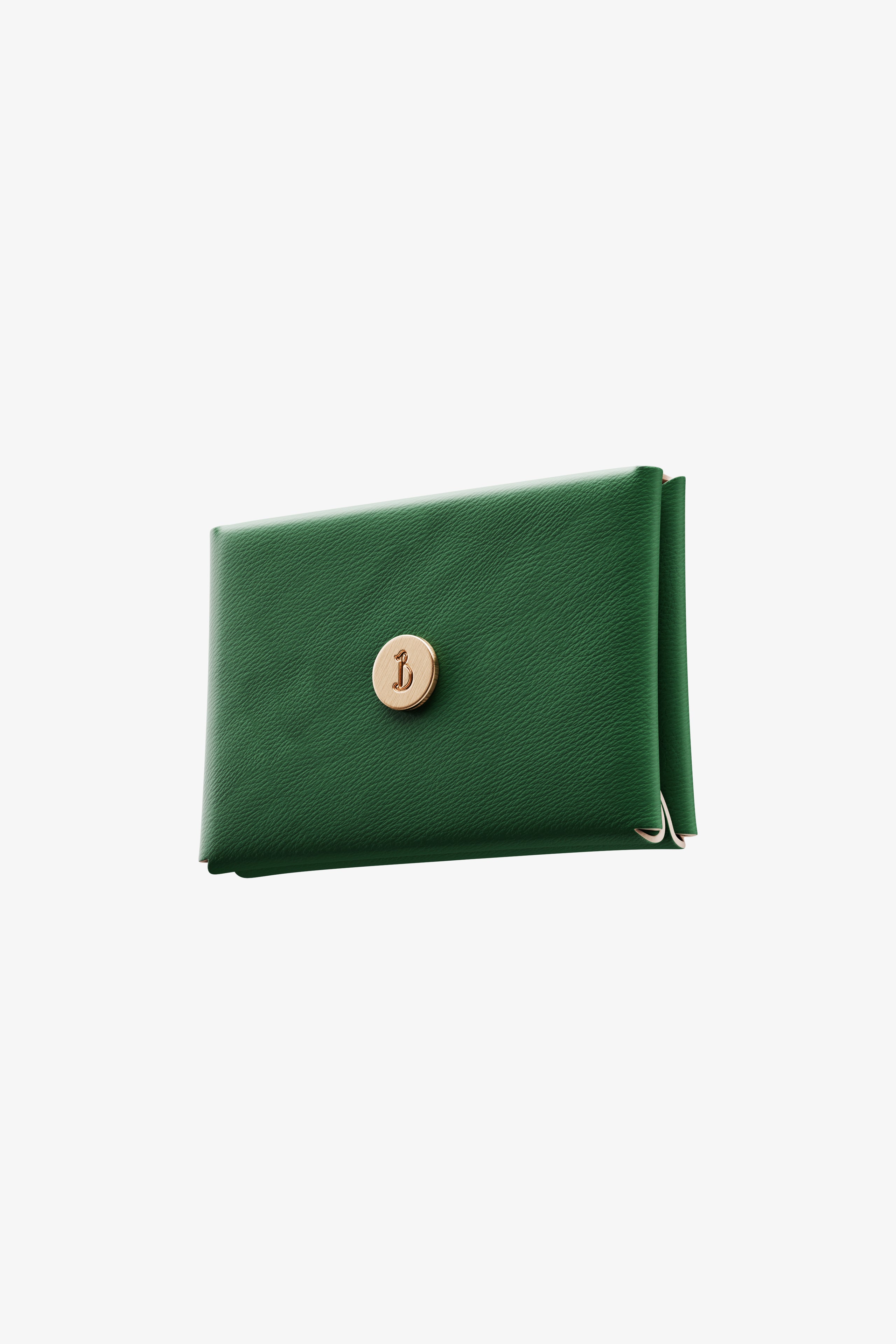 Forest Green Card Holder