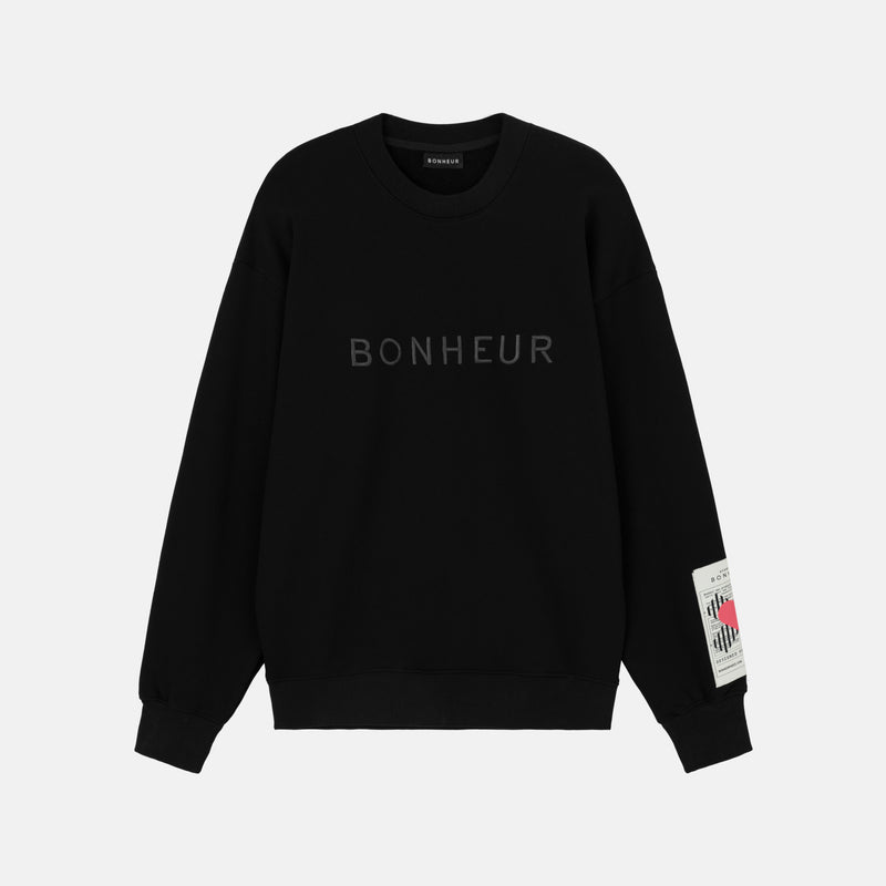 Bonheur Phantom Black Oversize Sweatshirt