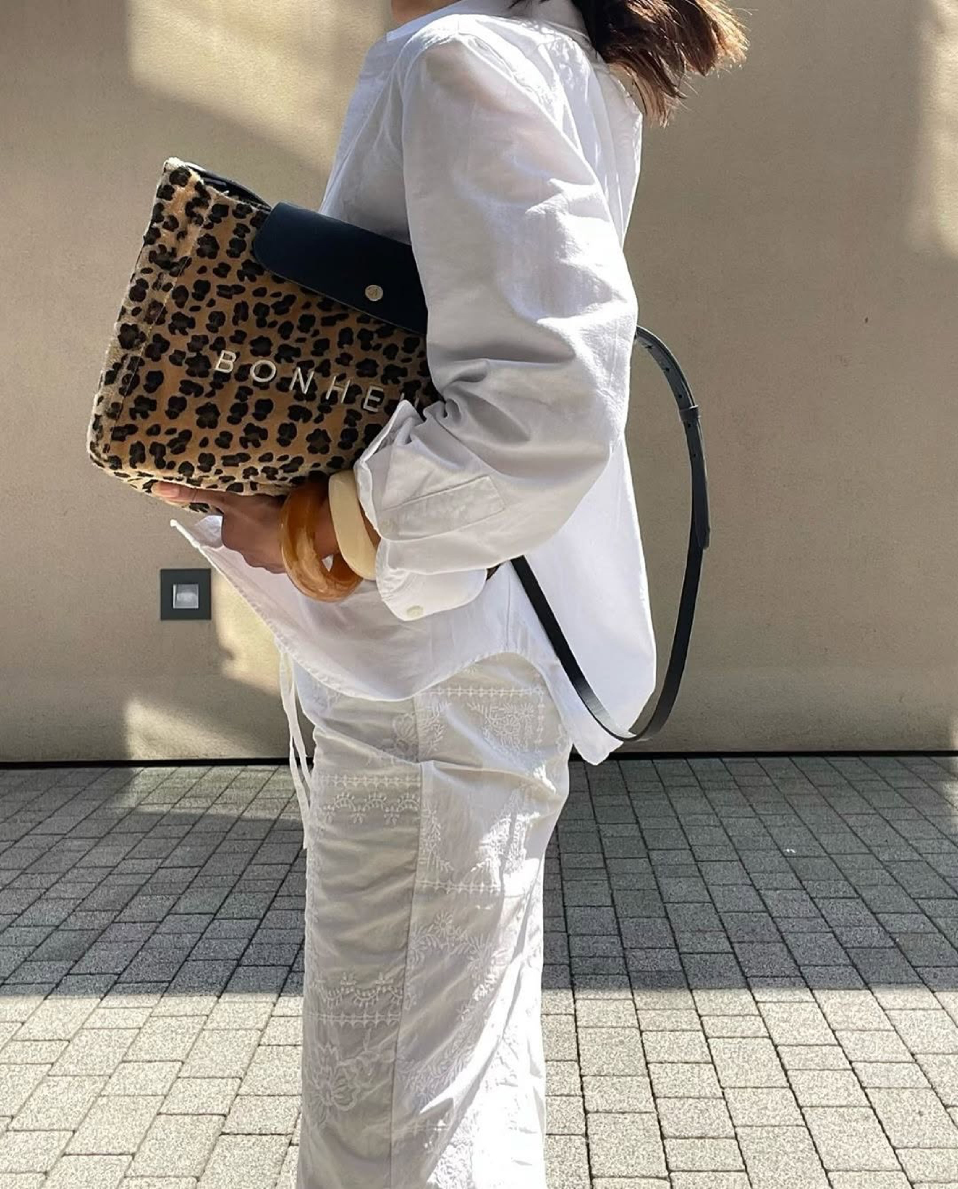 Kanvas Clutch+Bag- Leopard
