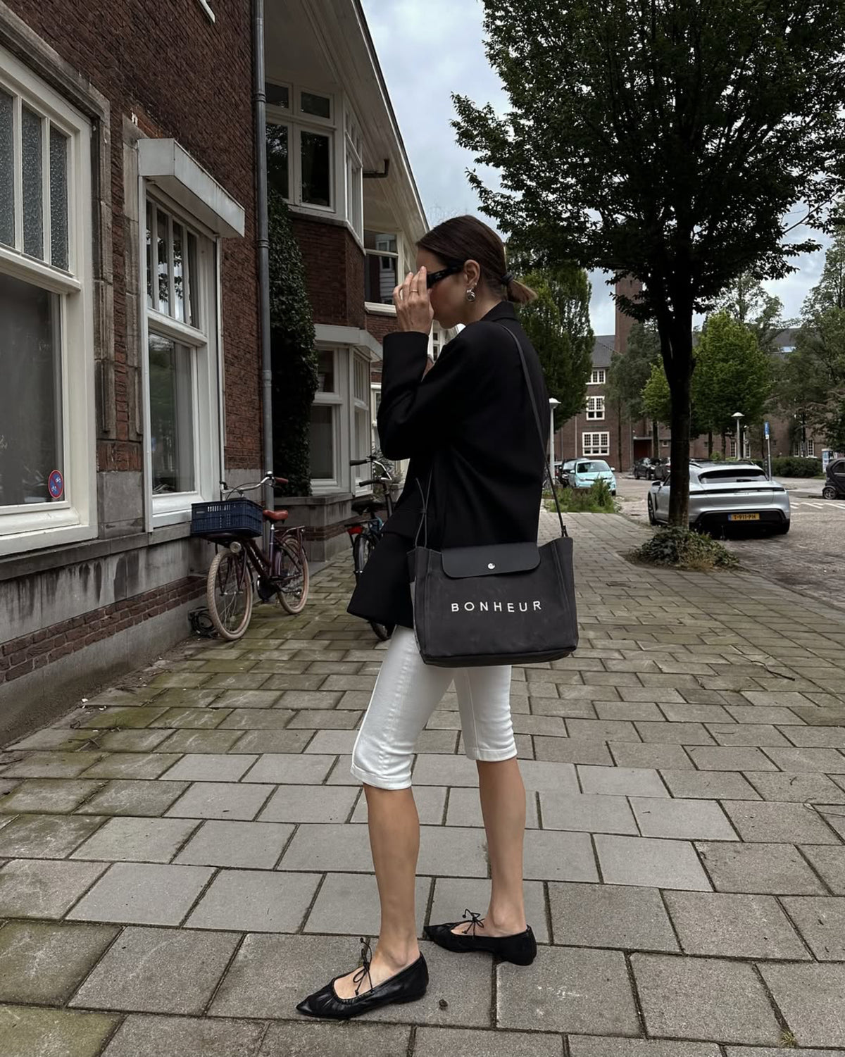 Kanvas Clutch+Bag- Parısıan Nıght