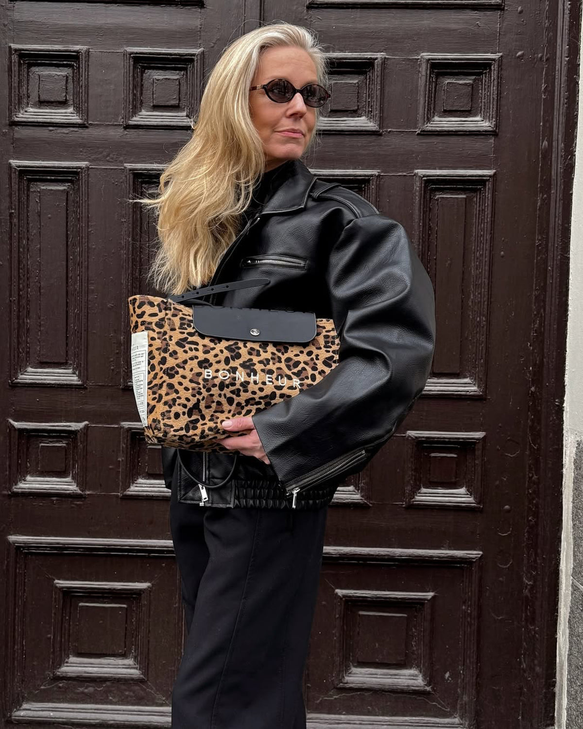 Kanvas Clutch+Bag- Leopard