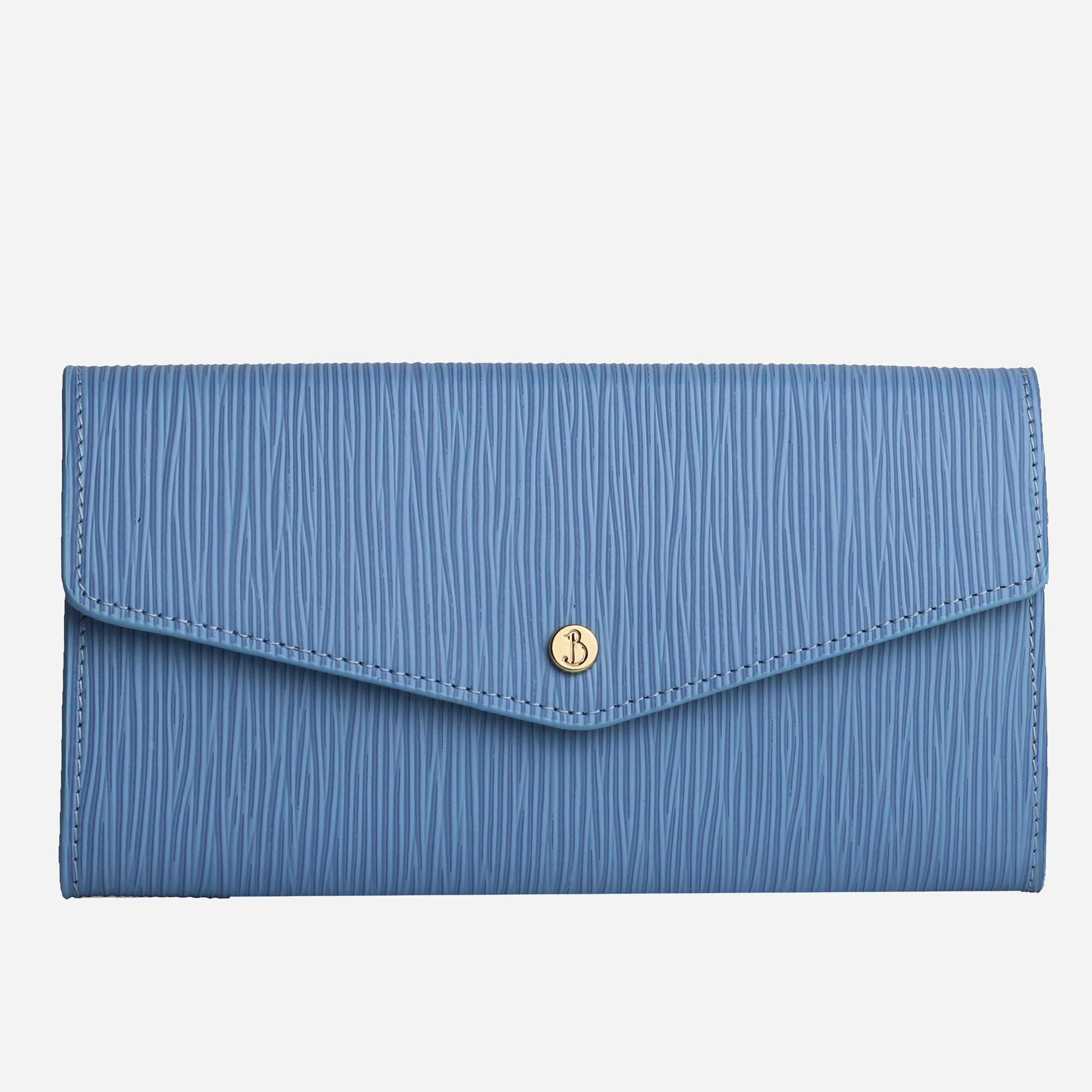 B+WALLET- Sky Blue Büyük Boy Cüzdan