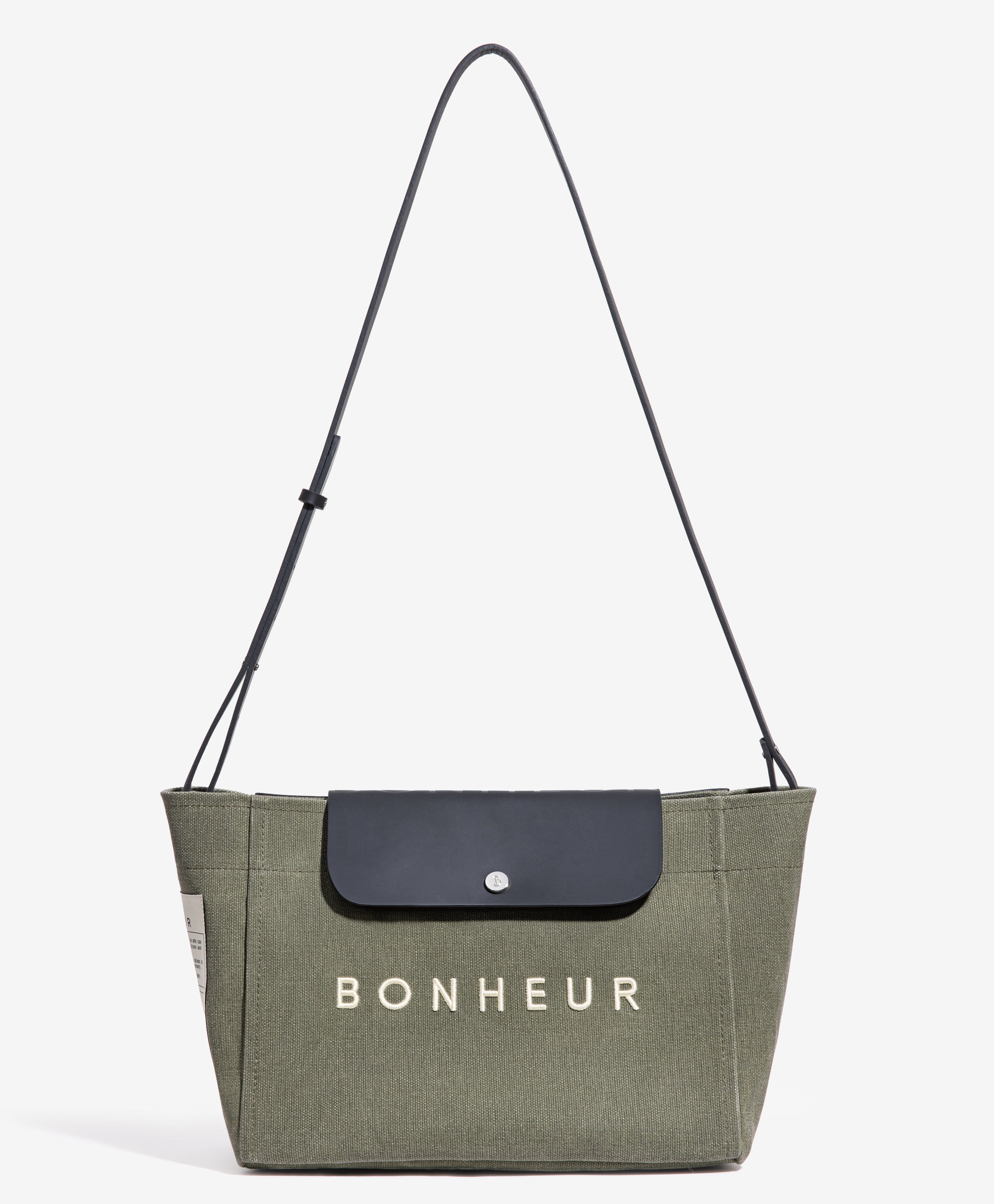 N°6 Canvas Clutch+Bag - Green Tea