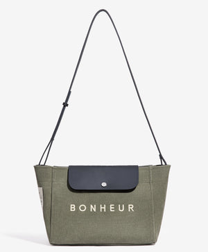 N°6 Canvas Clutch - Green Tea