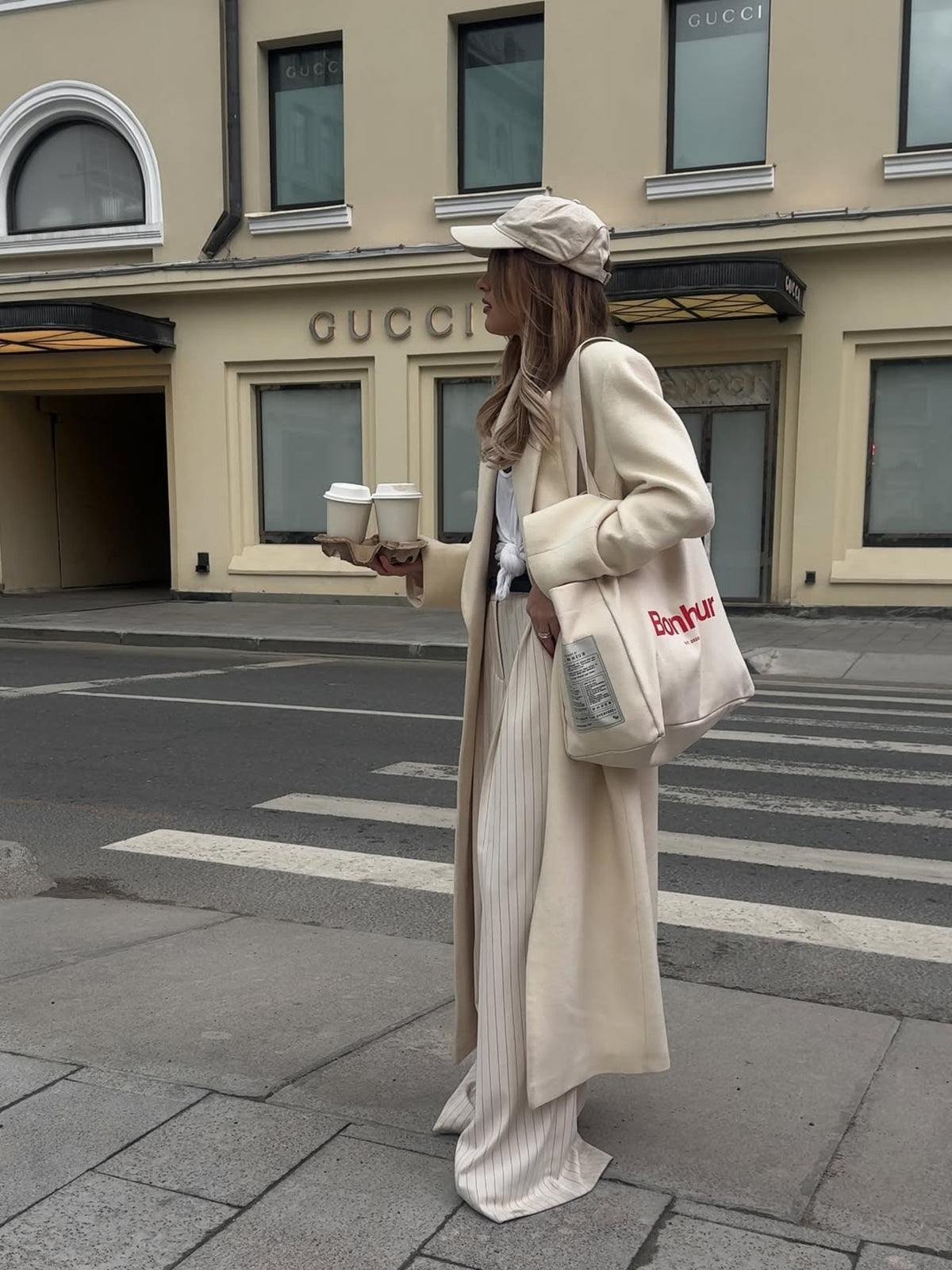 N°4 Kanvas Çanta- Cloud Whıte