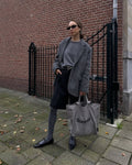 N°4 Kanvas Çanta- Suede Gray