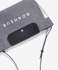 N°6 Canvas Clutch - Ghost Gray