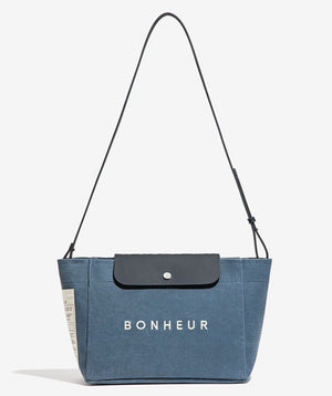 N°6 Canvas Clutch - Dark Denim