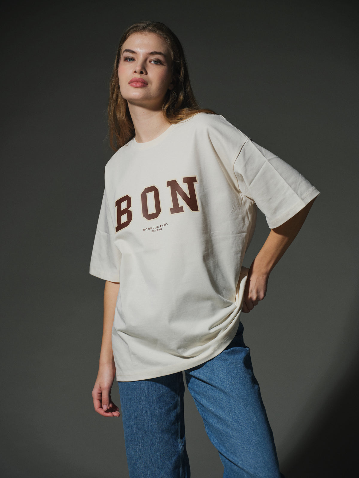 Cream White Oversize T-Shirt