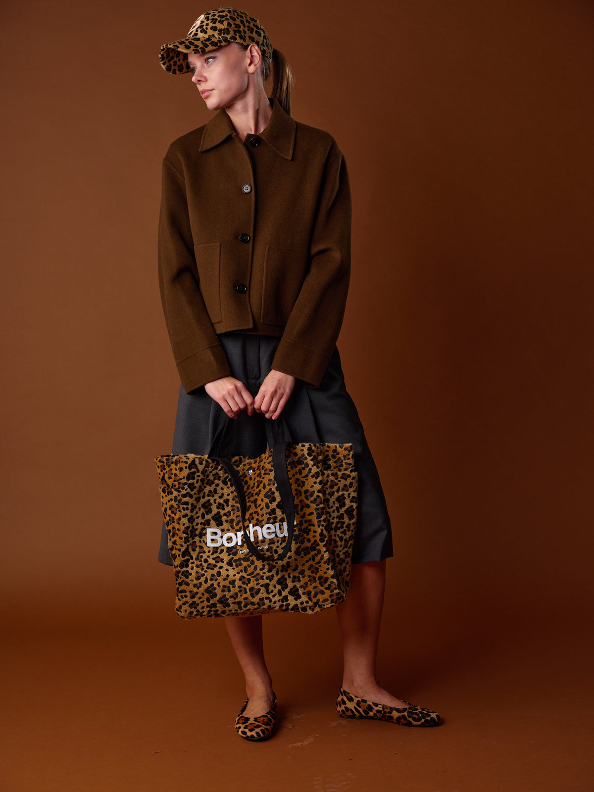 N°4 Kanvas Çanta- Leopard