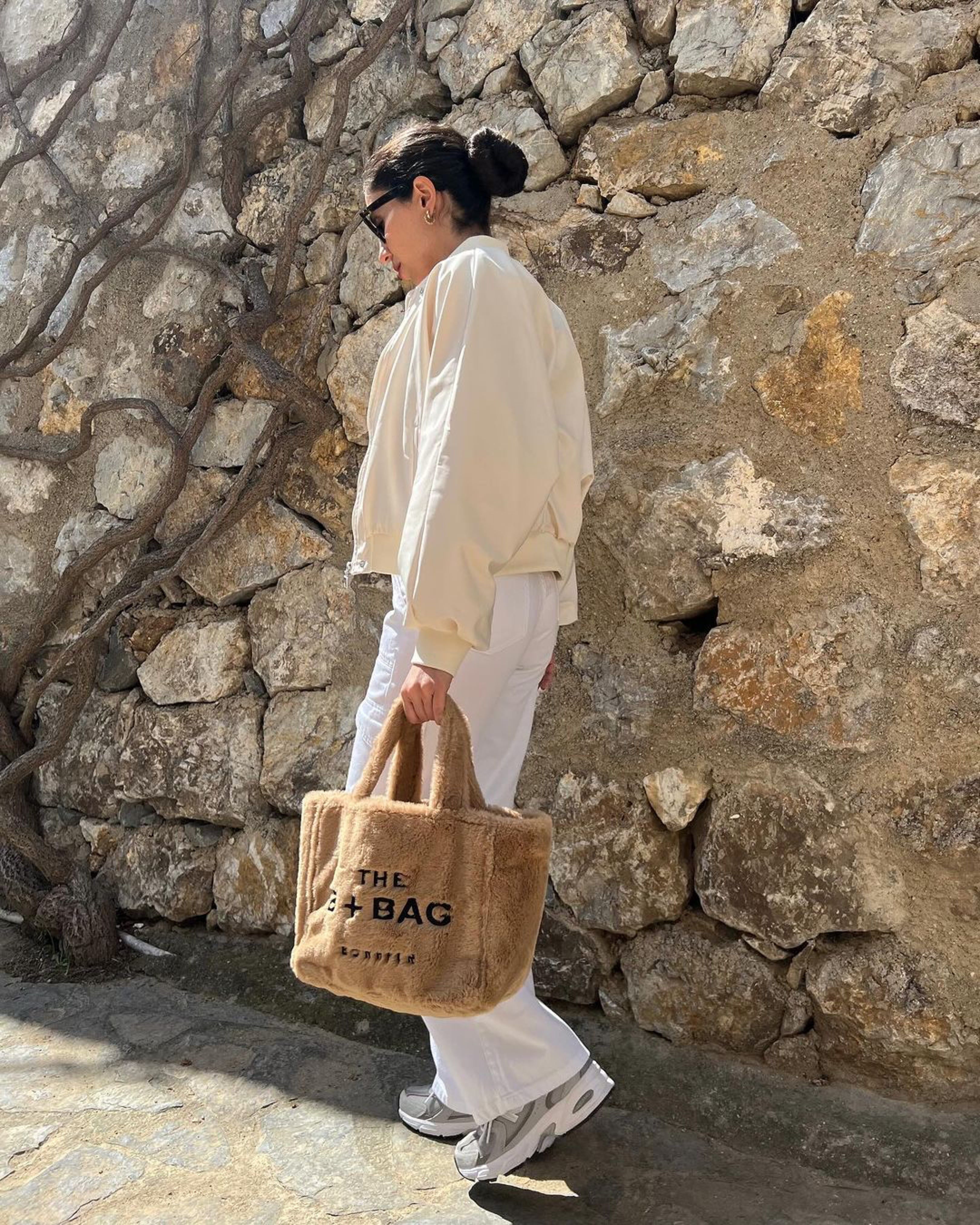 Fluffy Tote Bag - Pumpkin Spice