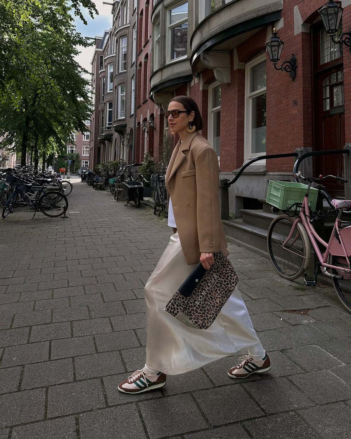 Kanvas Clutch+Bag- Leopard